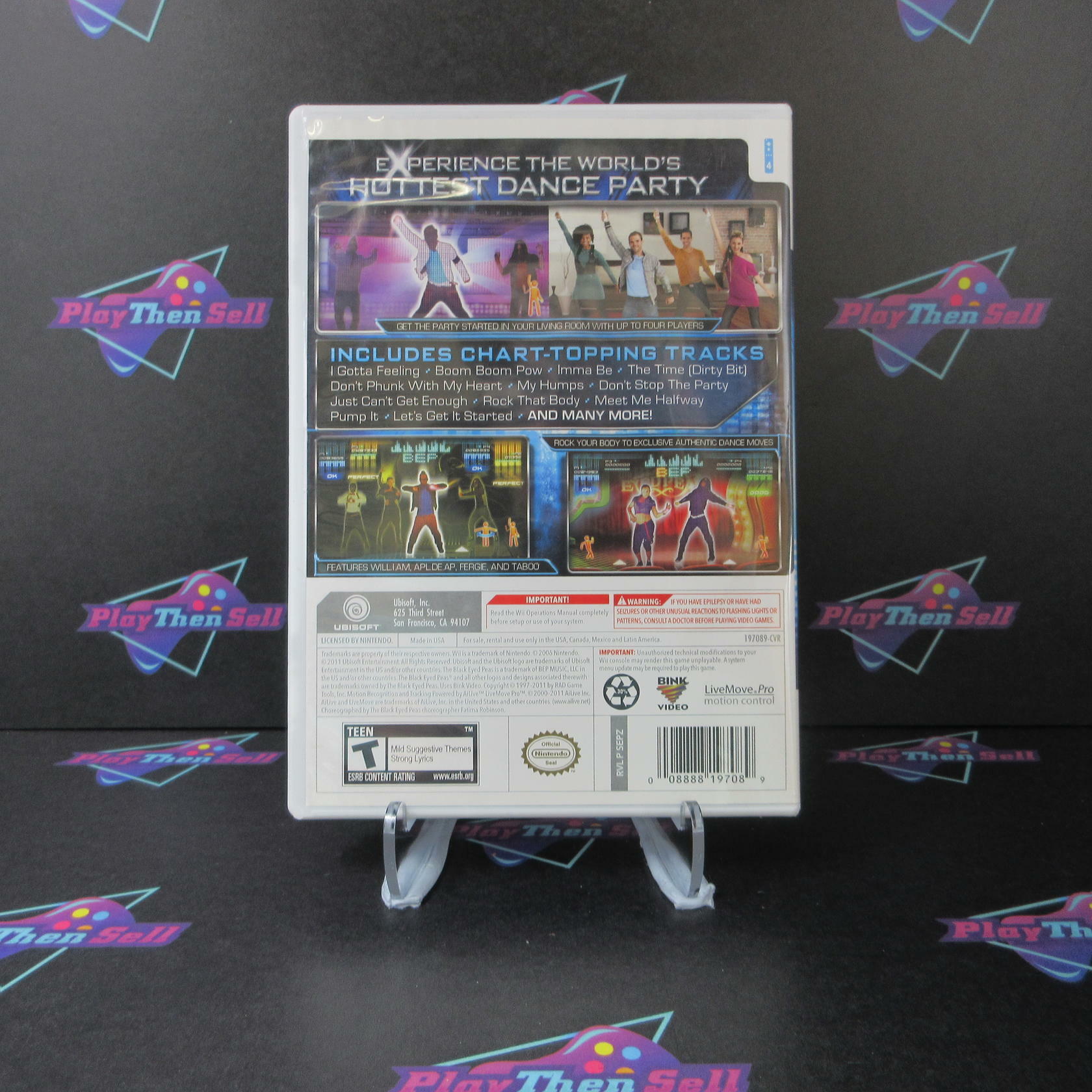 The Black Eyed Peas Experience Nintendo Wii Complete - Refurbished