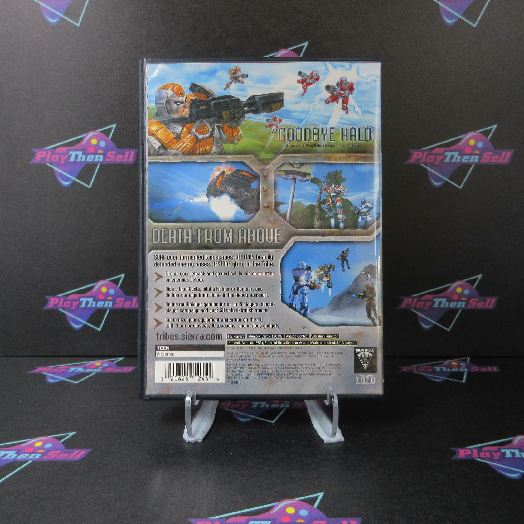 Tribes Aerial Assault PlayStation 2 + Reg Card Complete - Refurbished