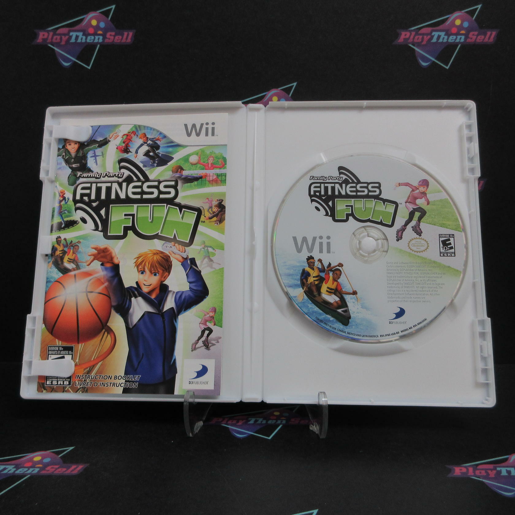 Family Party Fitness Fun Nintendo Wii Complete - Refurbished