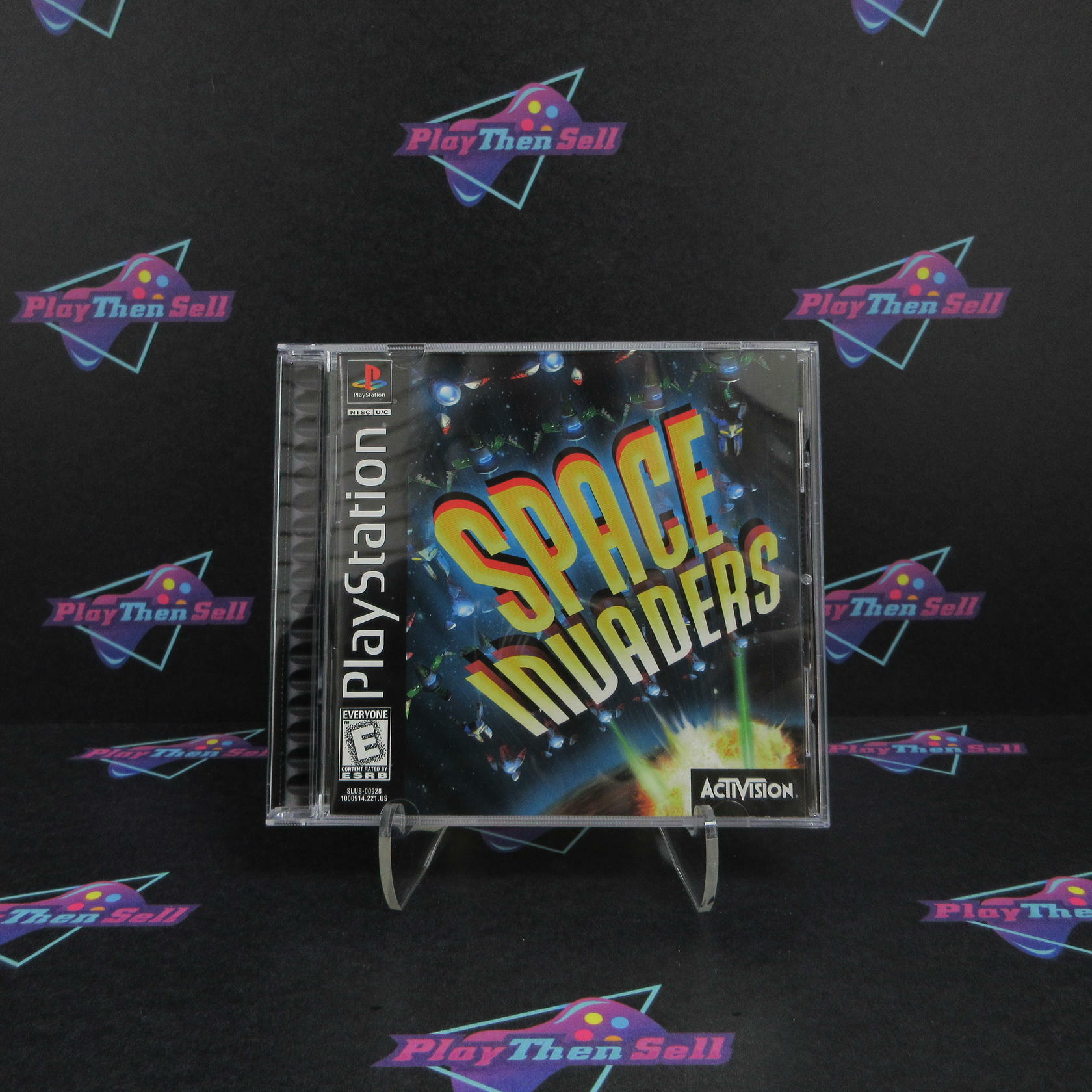 Space Invaders PS1 PlayStation 1 + Reg Card Complete - Refurbished