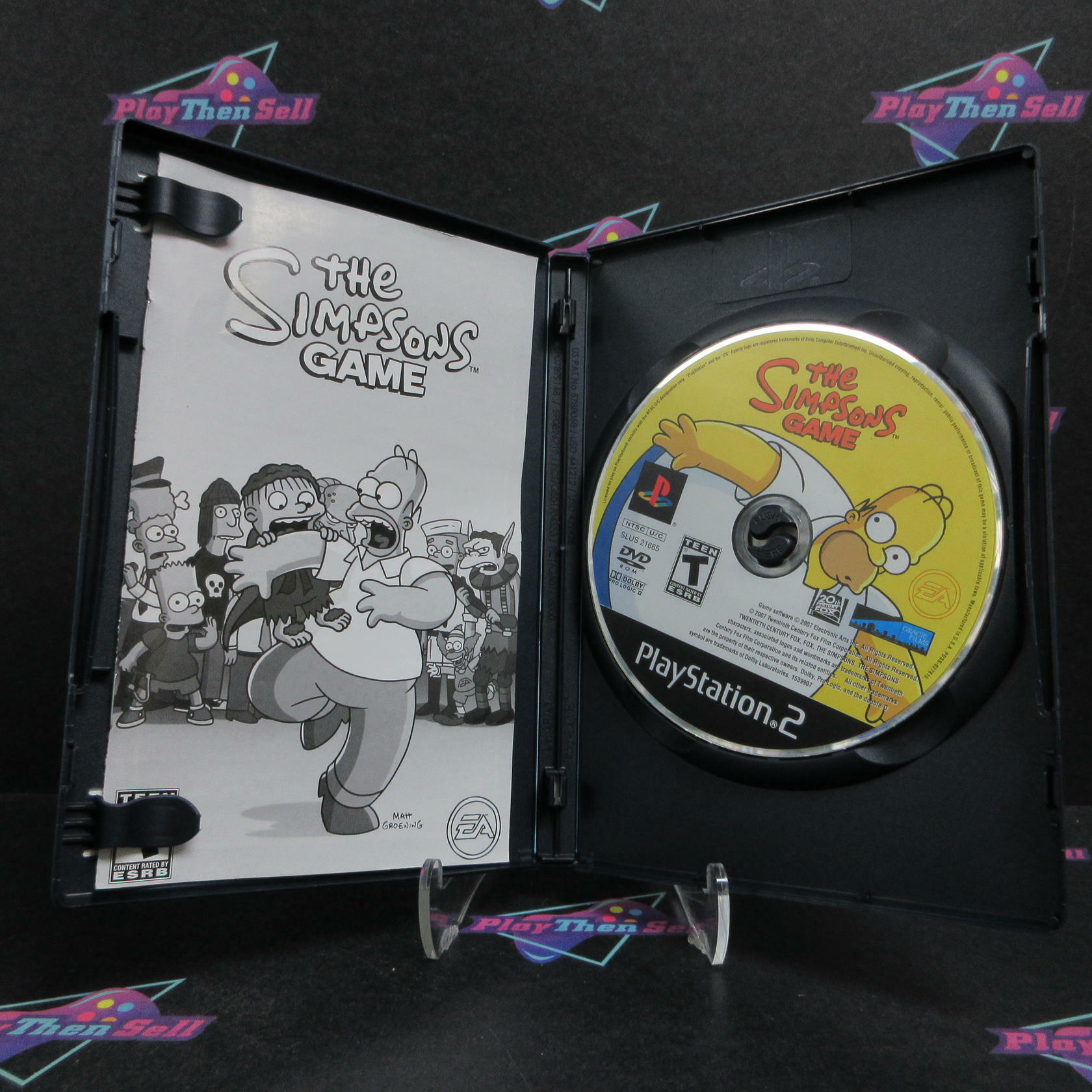 The Simpsons Game PS2 PlayStation 2 Complete - Refurbished