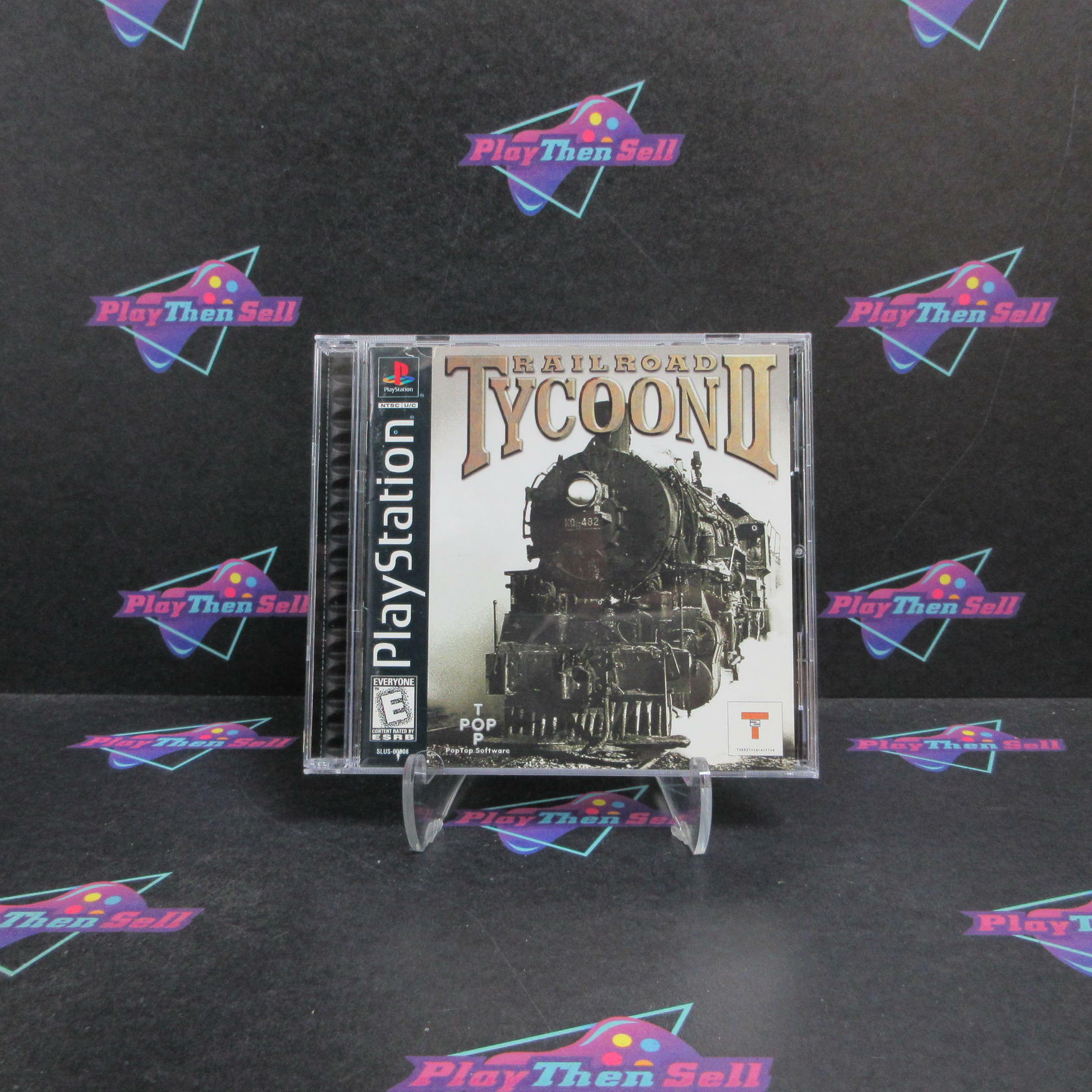 Railroad Tycoon II 2 PS1 PlayStation 1 + Reg Card Complete - Refurbished
