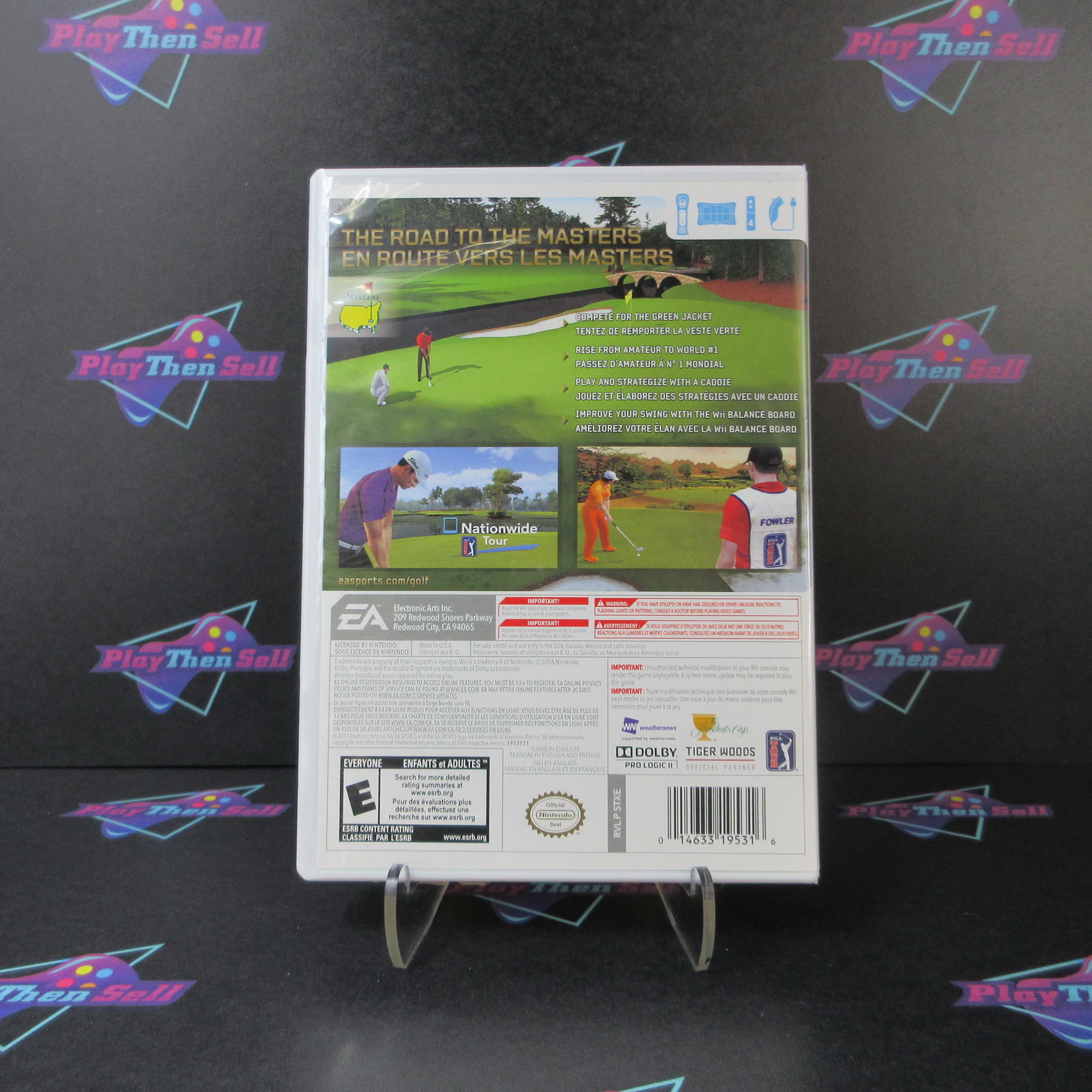 Tiger Woods PGA TOUR 12 The Masters Nintendo Wii Complete - Refurbished