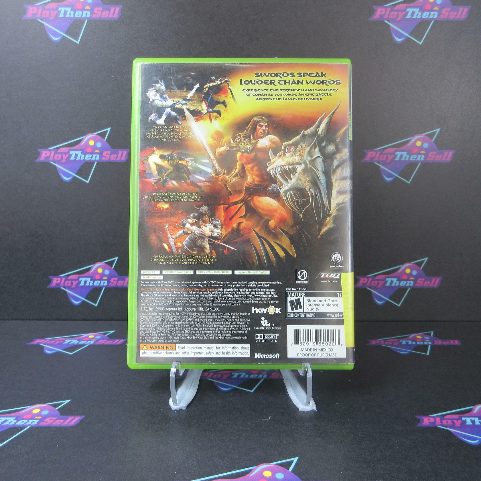Conan Xbox 360 Complete - Very Good