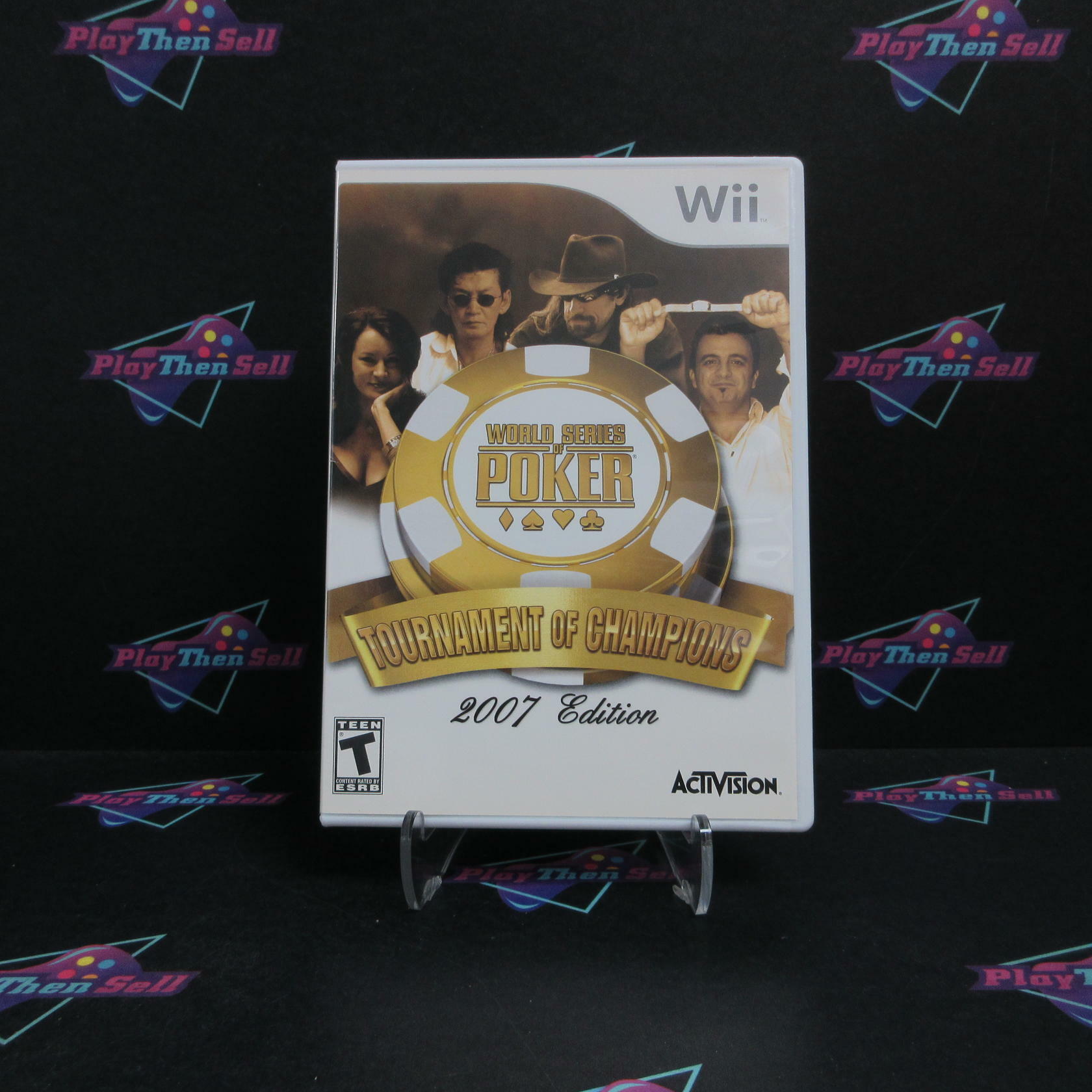 World Series of Poker Tournament Of Champions 2007 Nintendo Wii CIB - Refurbished