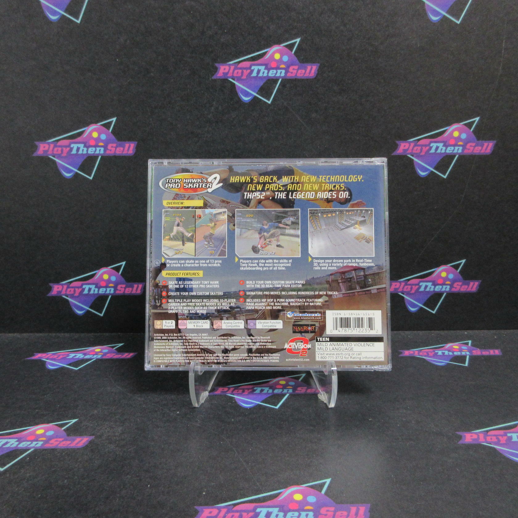 Tony Hawk's Pro Skater 2 PS1 PlayStation 1 GH Complete - Very Good