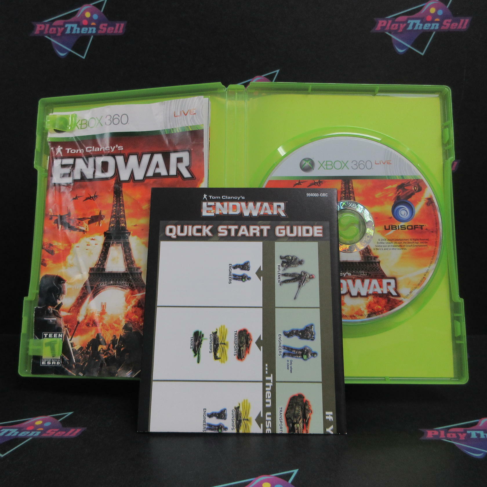 Tom Clancy's EndWar Xbox 360 + Guide Complete - Very Good