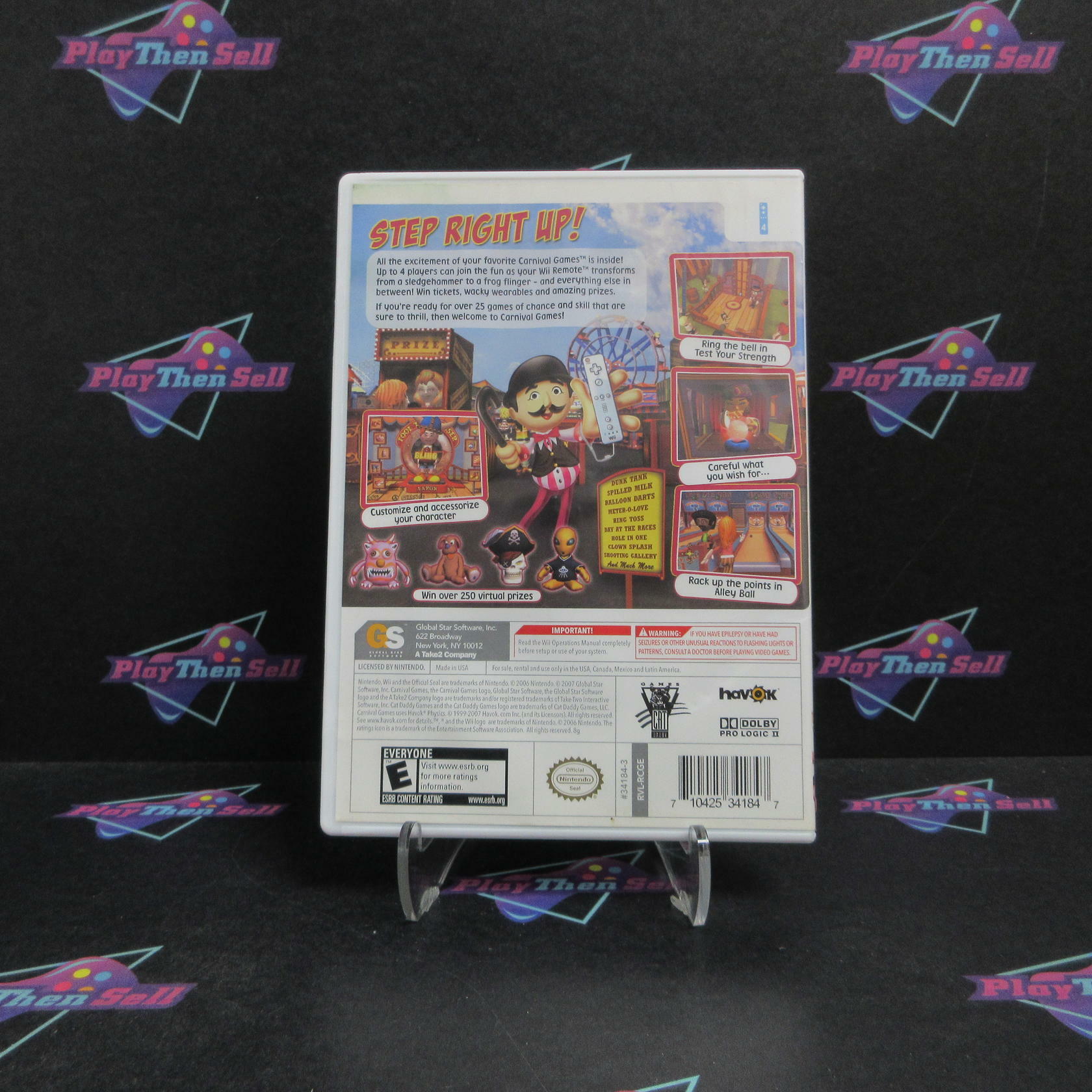 Carnival Games Nintendo Wii Complete - Very Good