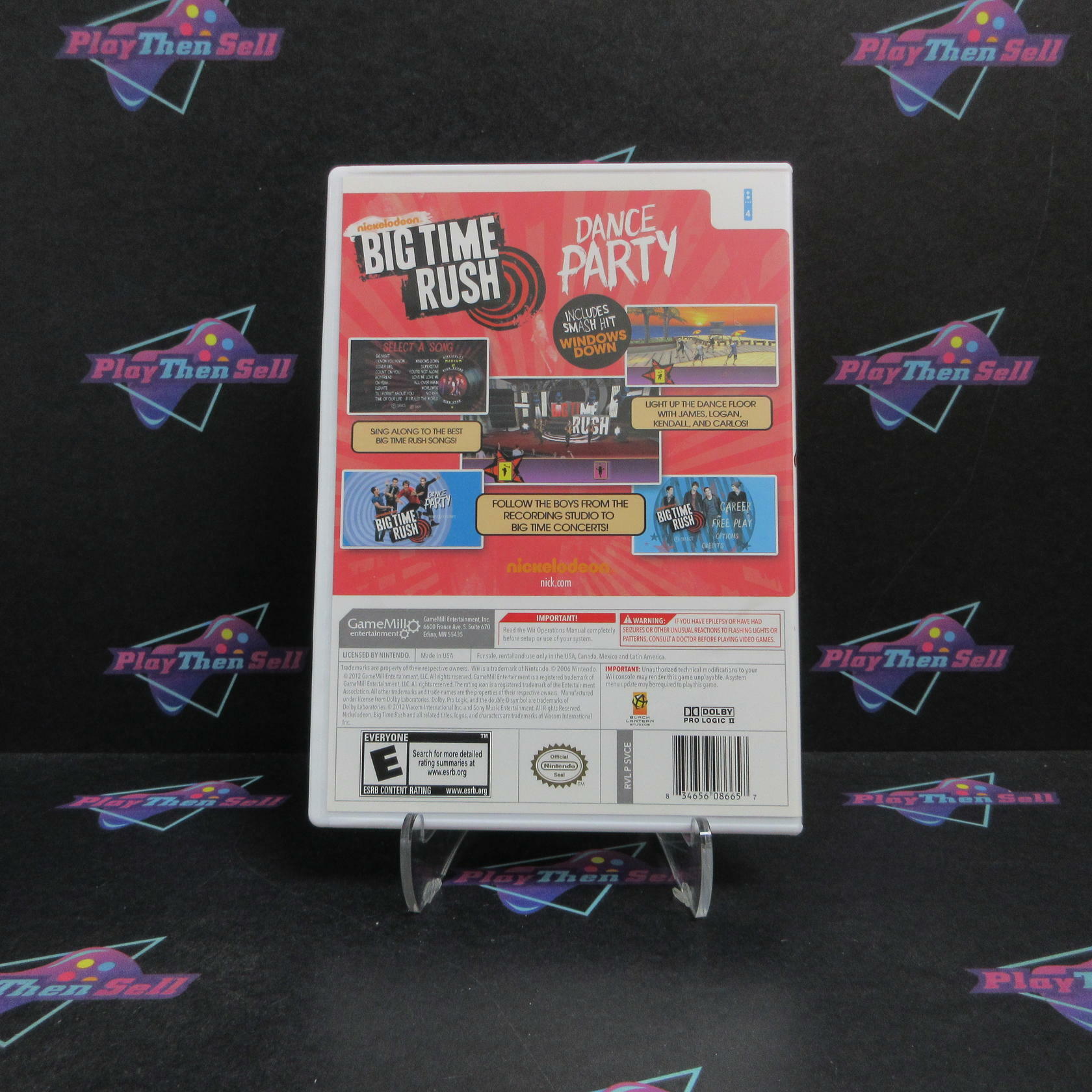 Big Time Rush Dance Party Nintendo Wii Complete - Refurbished