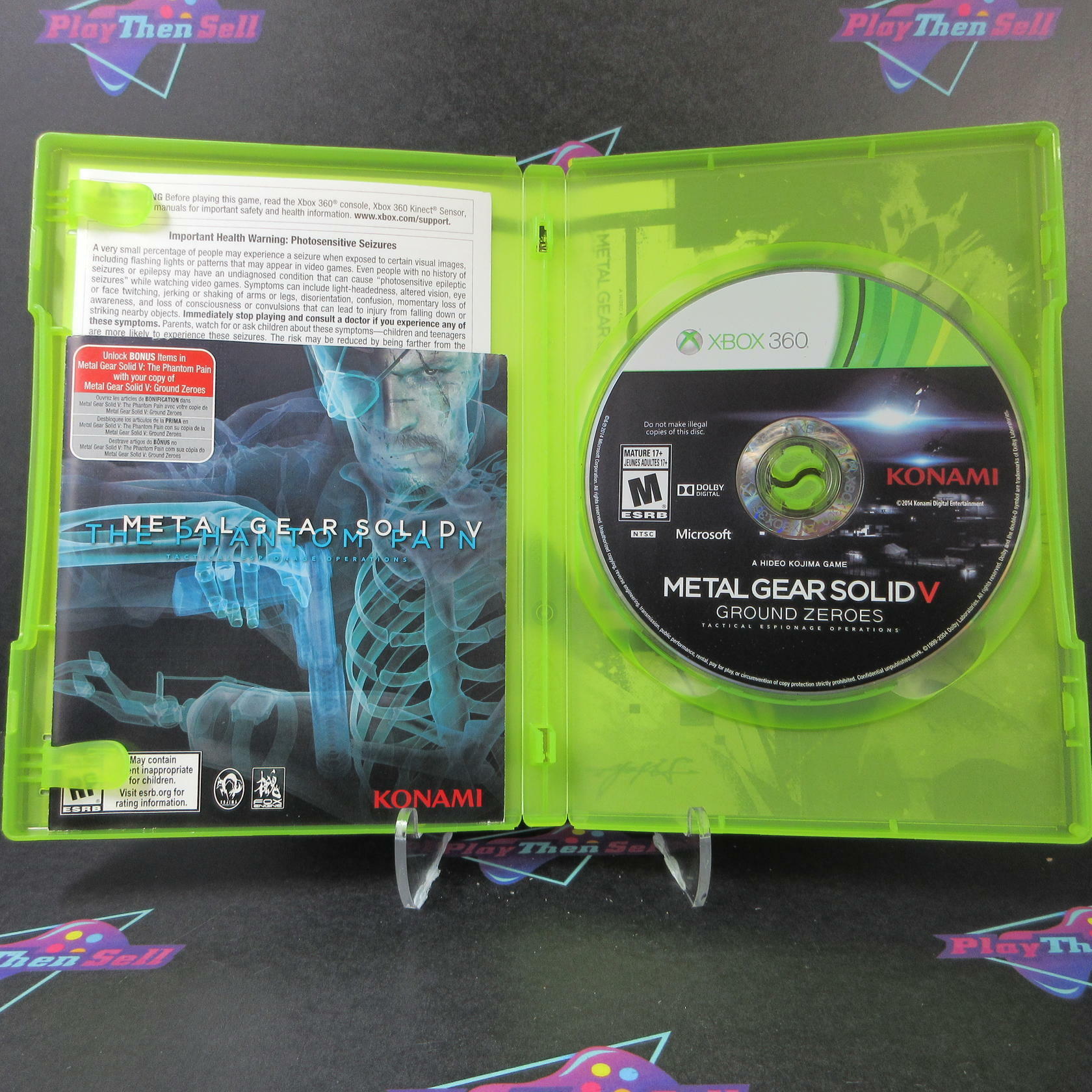 Metal Gear Solid V Ground Zeroes Xbox 360 Complete - Excellent