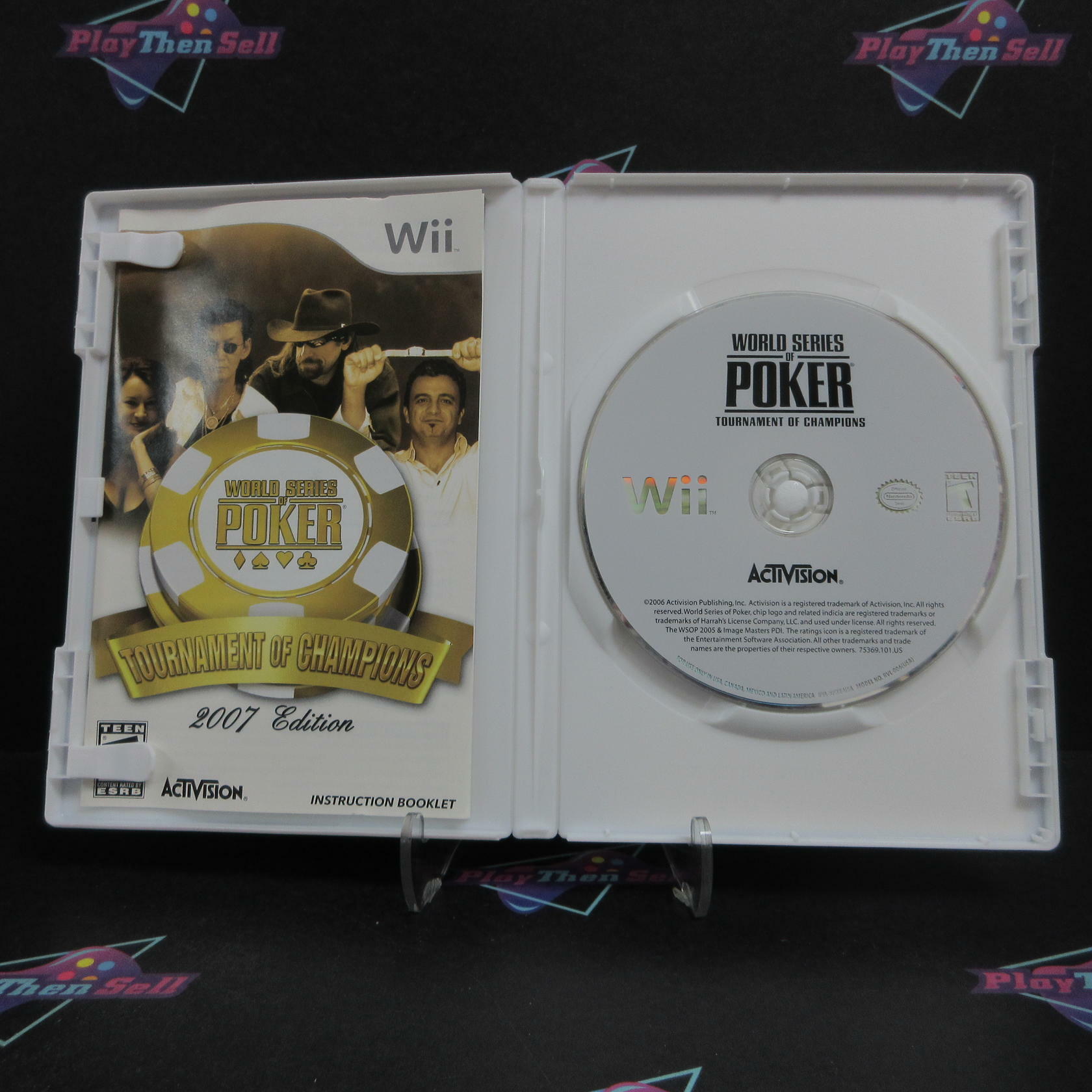 World Series of Poker Tournament Of Champions 2007 Nintendo Wii CIB - Refurbished
