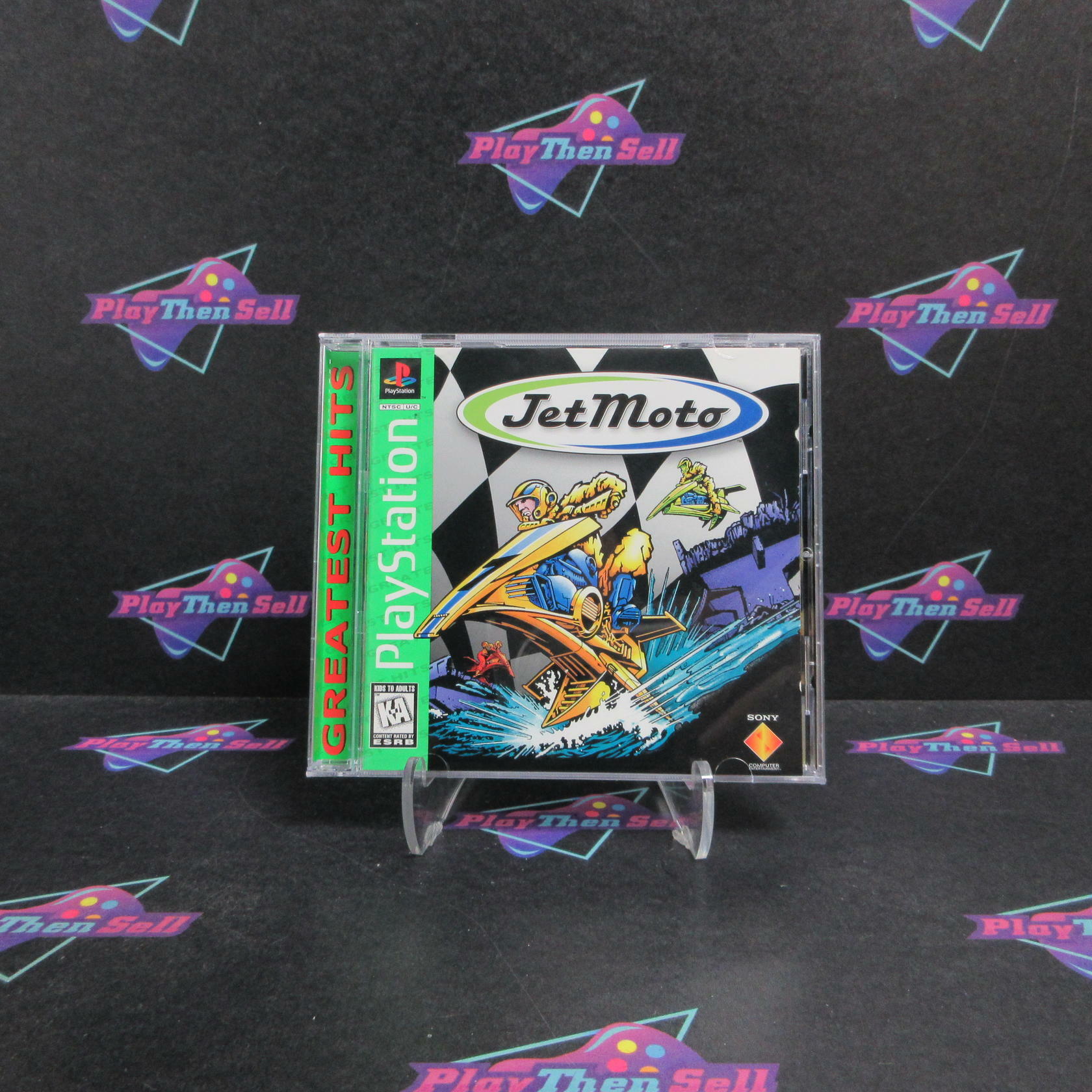 Jet Moto PS1 PlayStation 1 GH Complete - Very Good