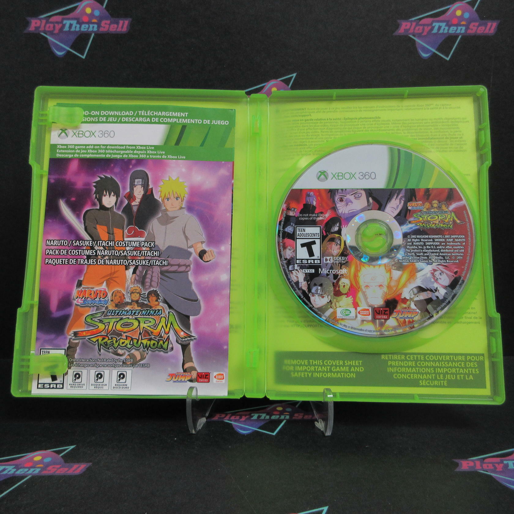 Naruto Shippuden Ultimate Ninja Storm Revolution Xbox 360 Complete - Very Good