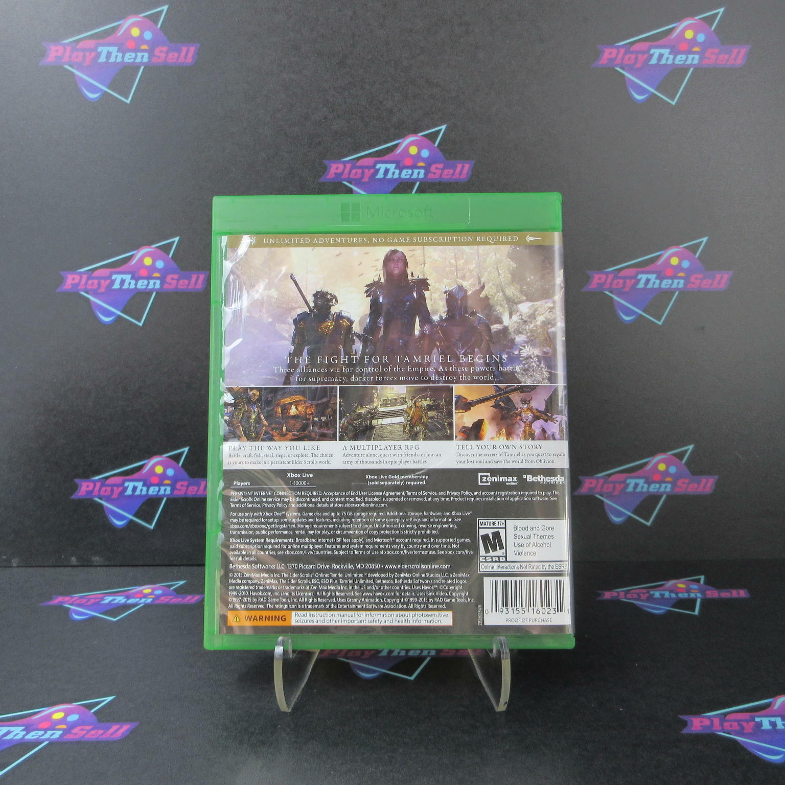 The Elder Scrolls Online Tamriel Unlimited Xbox One Complete - Refurbished