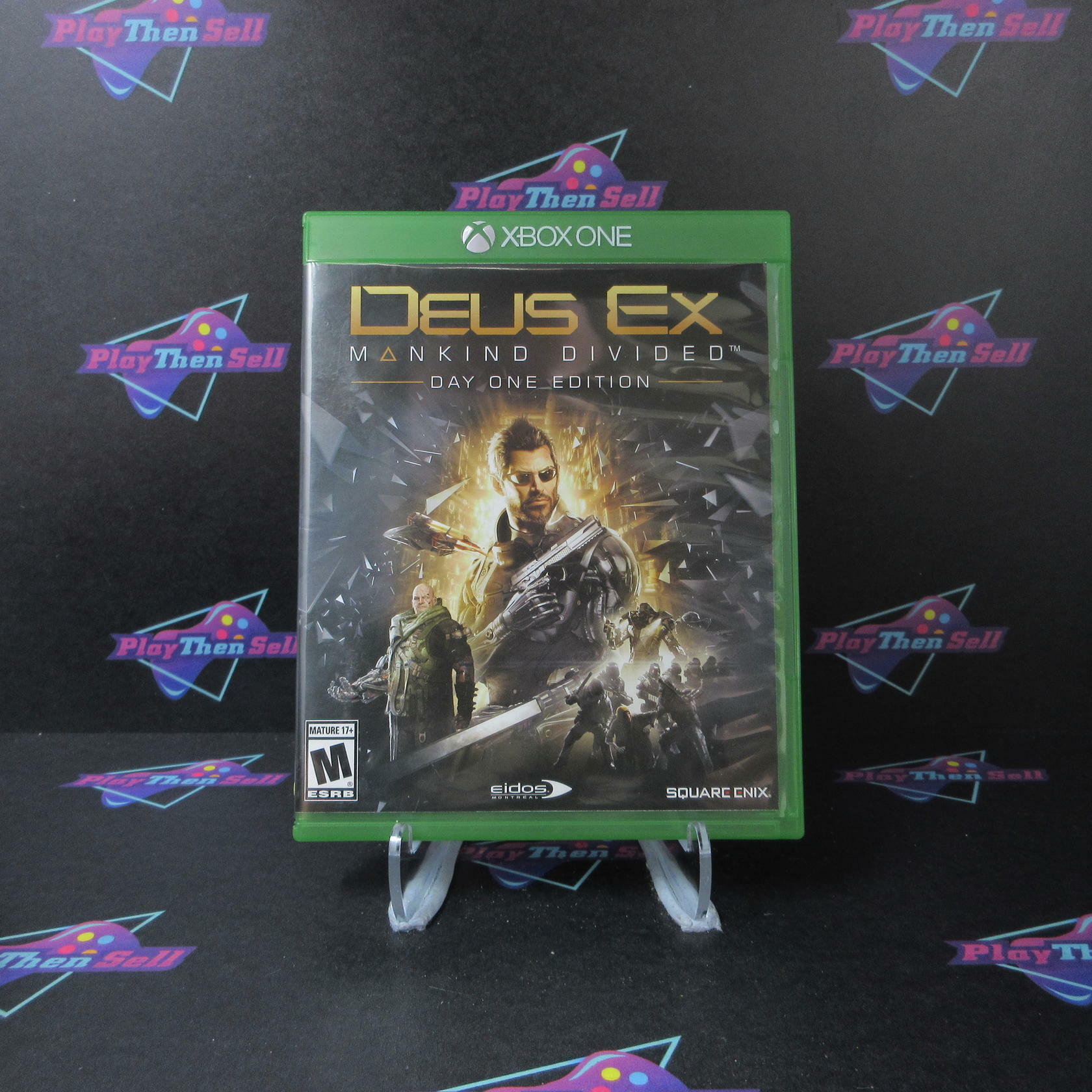 Deus Ex Mankind Divided Day One Edition Xbox One Complete - Refurbished