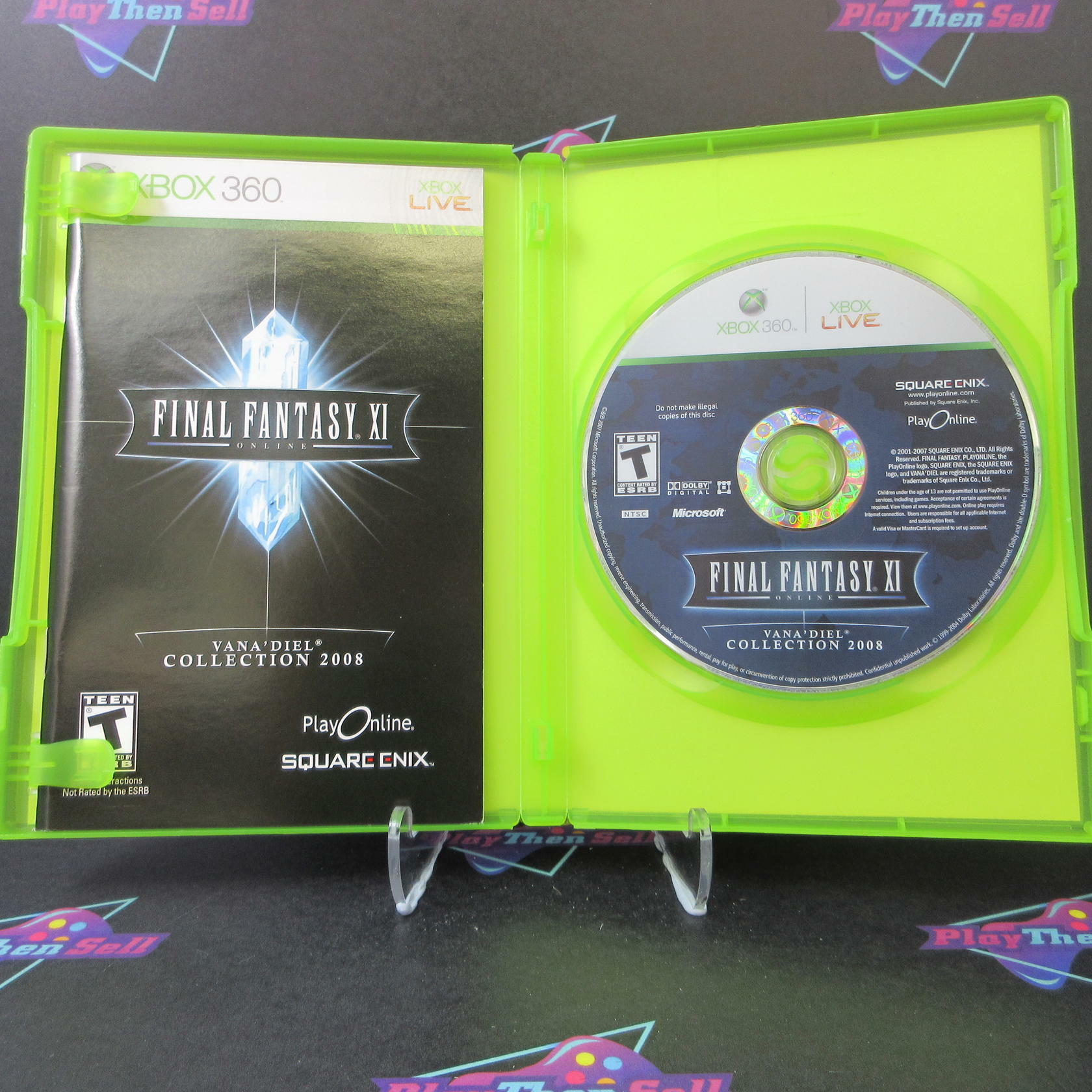 Final Fantasy XI Online The Vana'diel Collection 2008 Xbox 360 CIB - Excellent