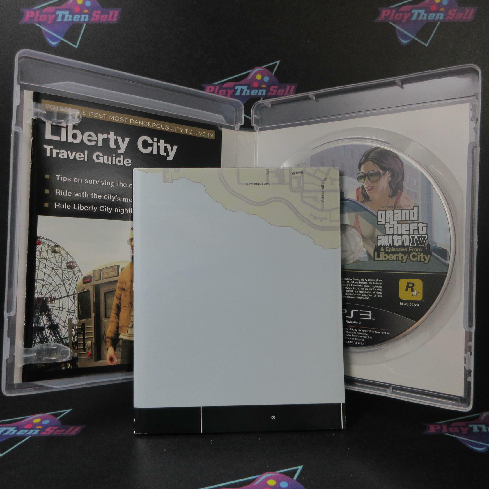 Grand Theft Auto IV Complete Edition PS3 PlayStation 3 + Map CIB - Excellent