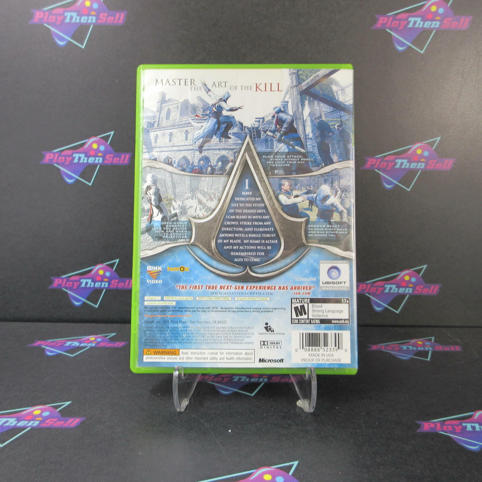Assassin's Creed Xbox 360 Complete - Very Good