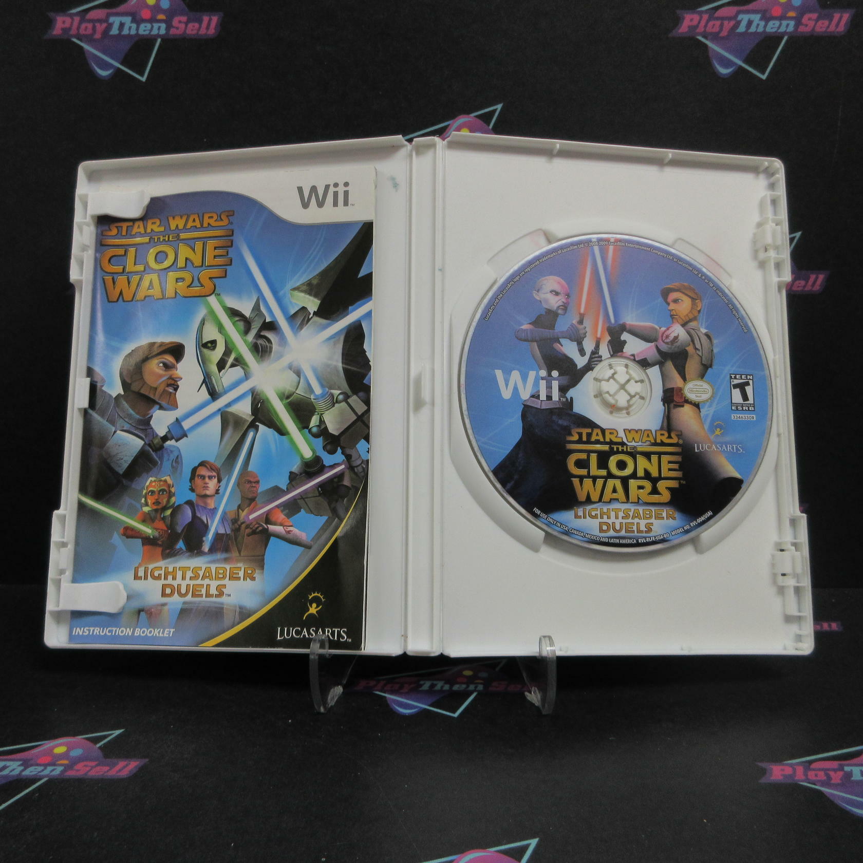 Star Wars the Clone Wars Lightsaber Duels Nintendo Wii Complete - Very Good