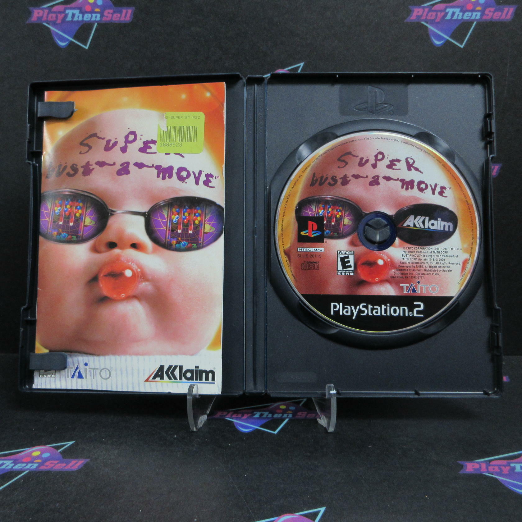 Super Bust-A-Move PS2 PlayStation 2 + Reg Card Complete - Very Good