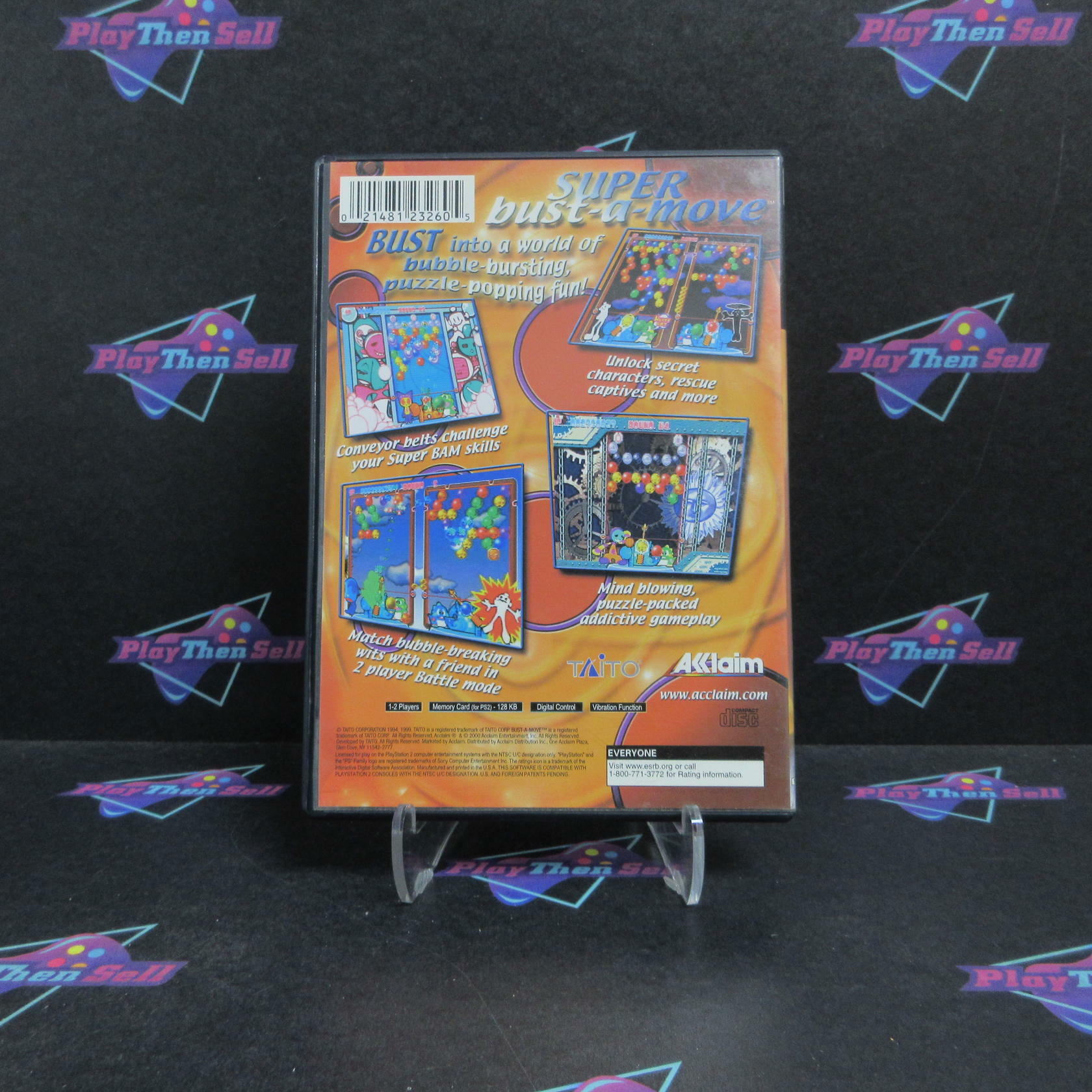 Super Bust-A-Move PS2 PlayStation 2 + Reg Card Complete - Very Good
