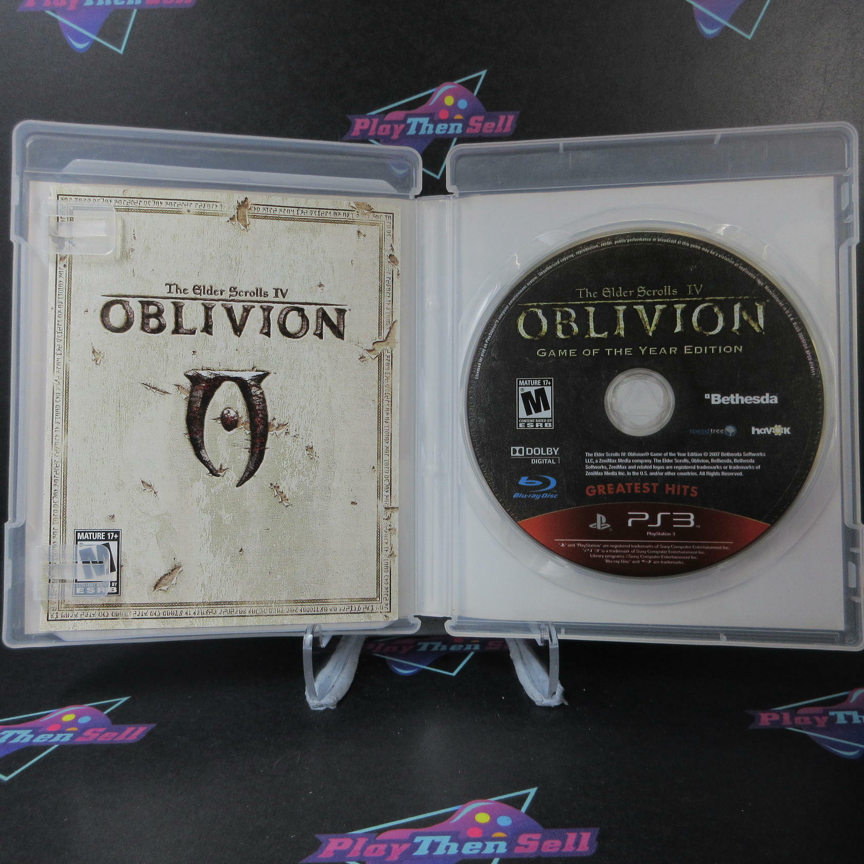 The Elder Scrolls IV Oblivion GOTY PlayStation 3 GH Complete - Very Good