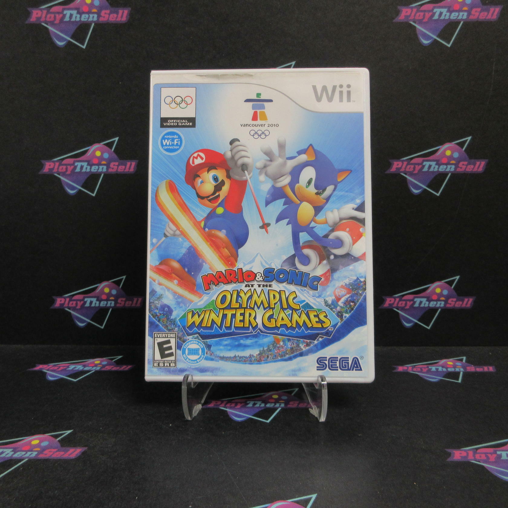 Mario and Sonic at the Olympic Winter Games Nintendo Wii Complete - Very Good