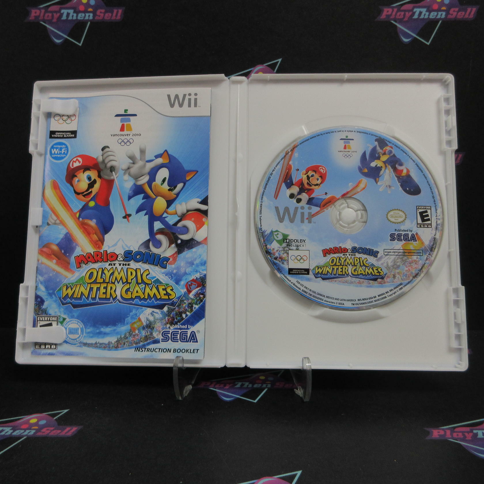 Mario and Sonic at the Olympic Winter Games Nintendo Wii Complete - Very Good