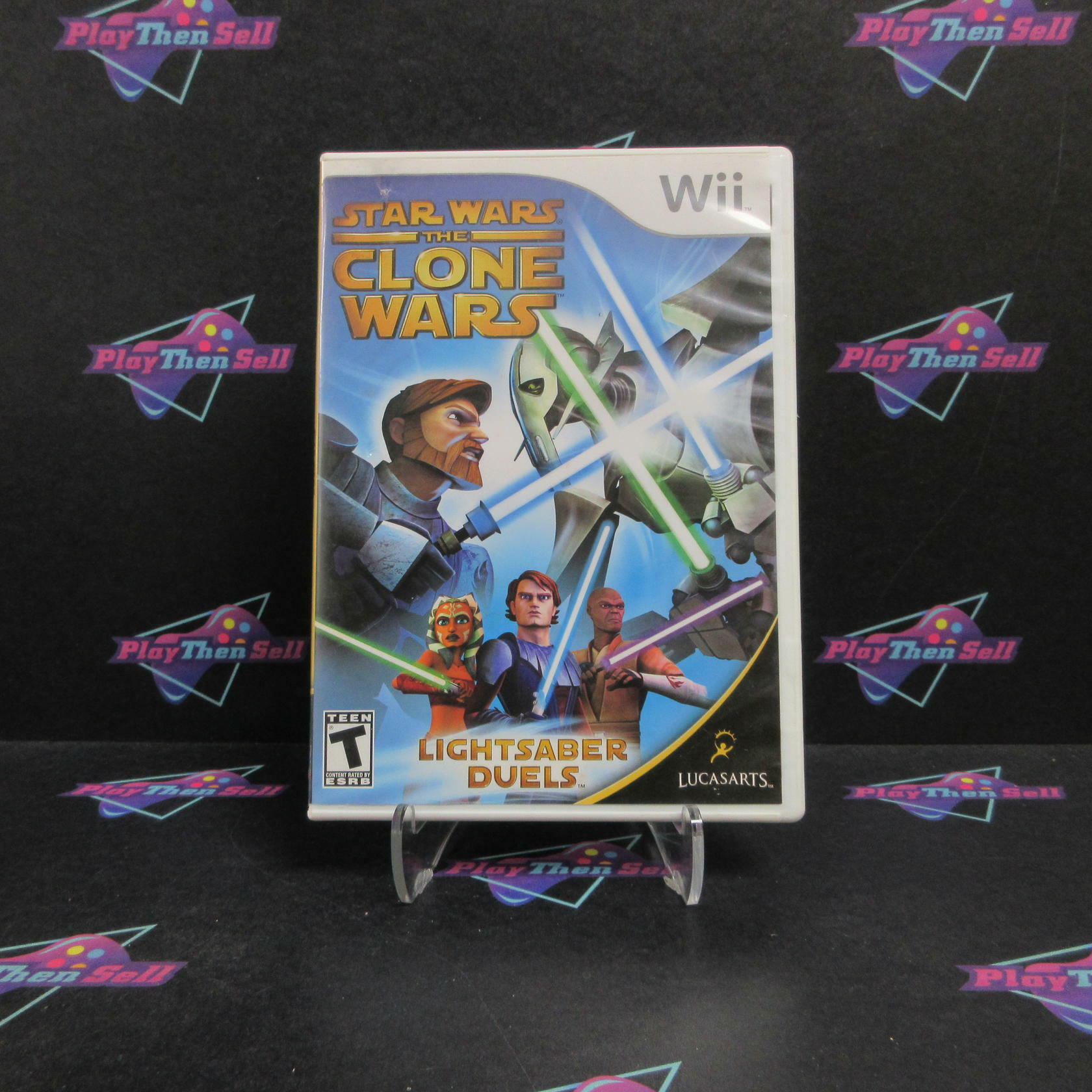 Star Wars the Clone Wars Lightsaber Duels Nintendo Wii Complete - Very Good
