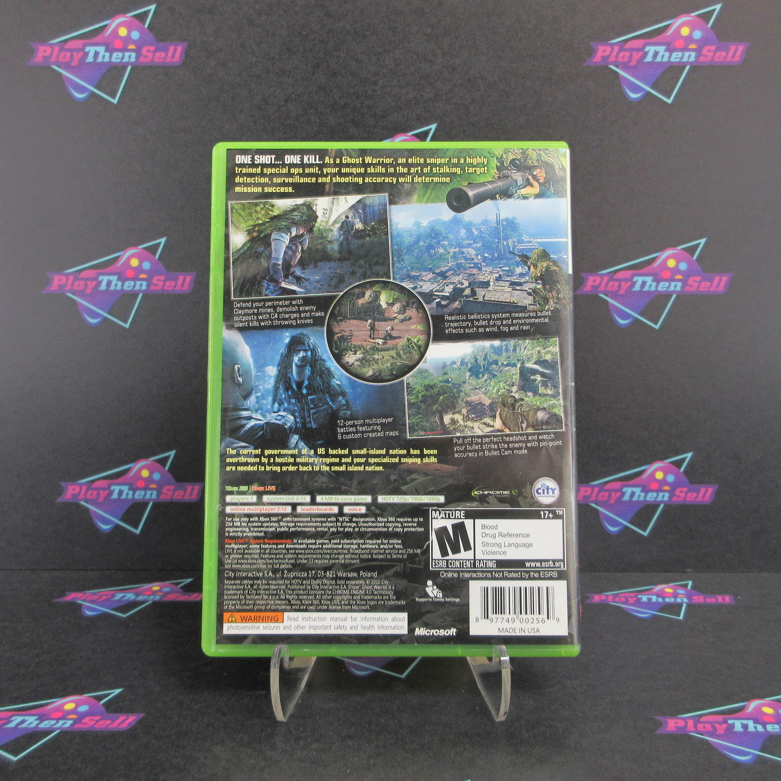 Sniper Ghost Warrior Xbox 360 Complete - Very Good
