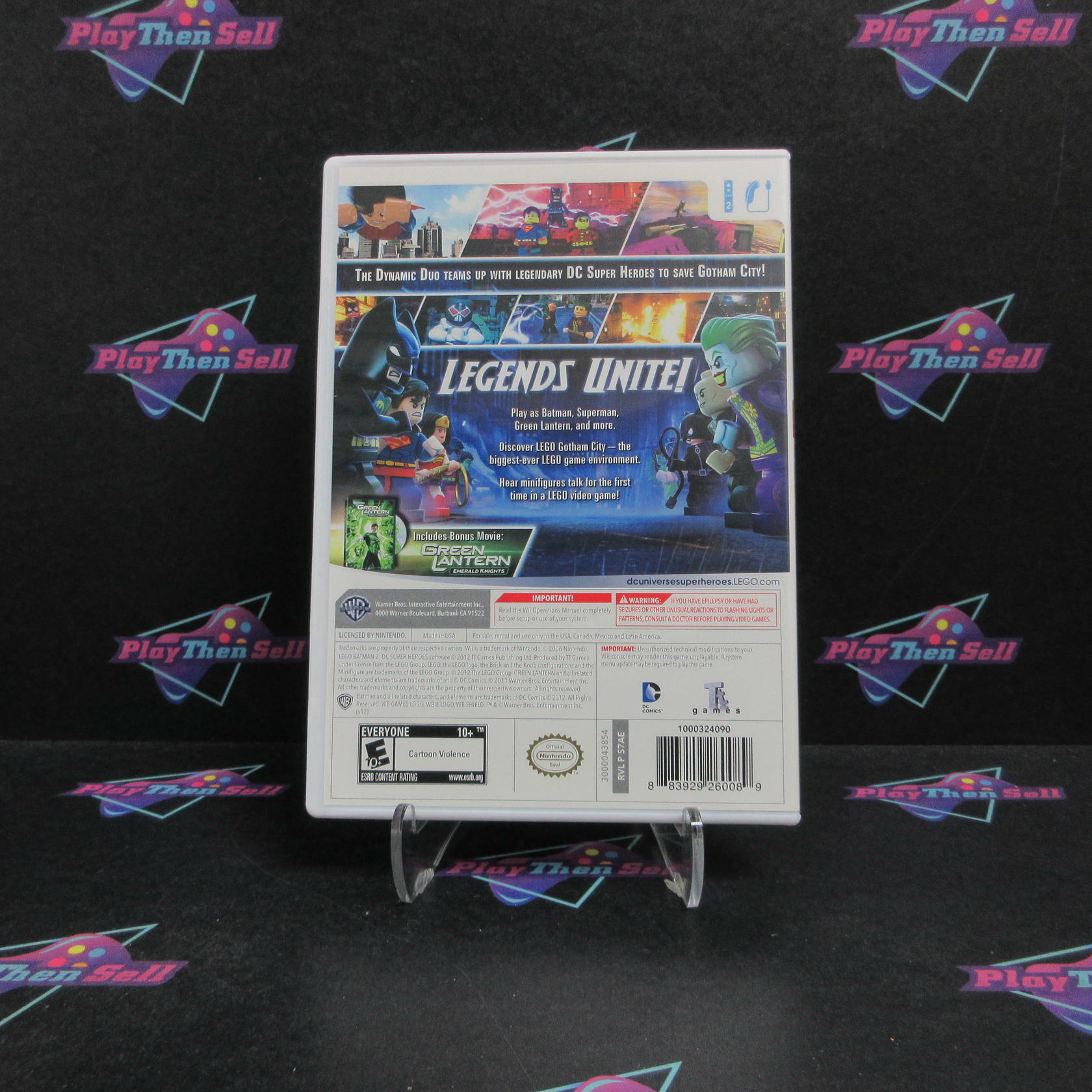 LEGO Batman 2 DC Super Heroes Nintendo Wii Complete - Very Good