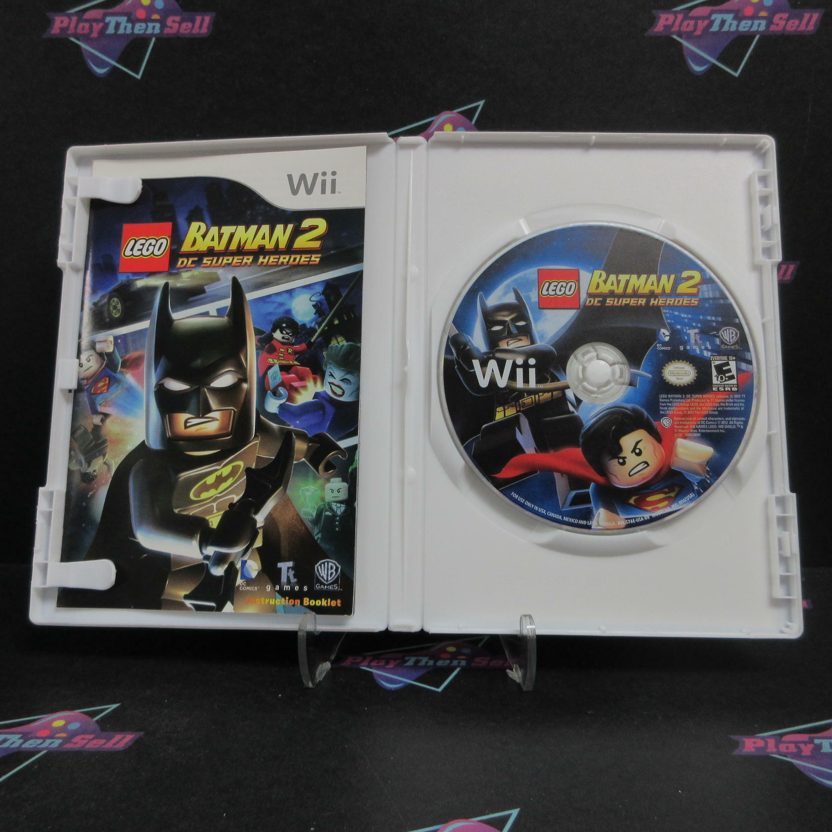 LEGO Batman 2 DC Super Heroes Nintendo Wii Complete - Very Good