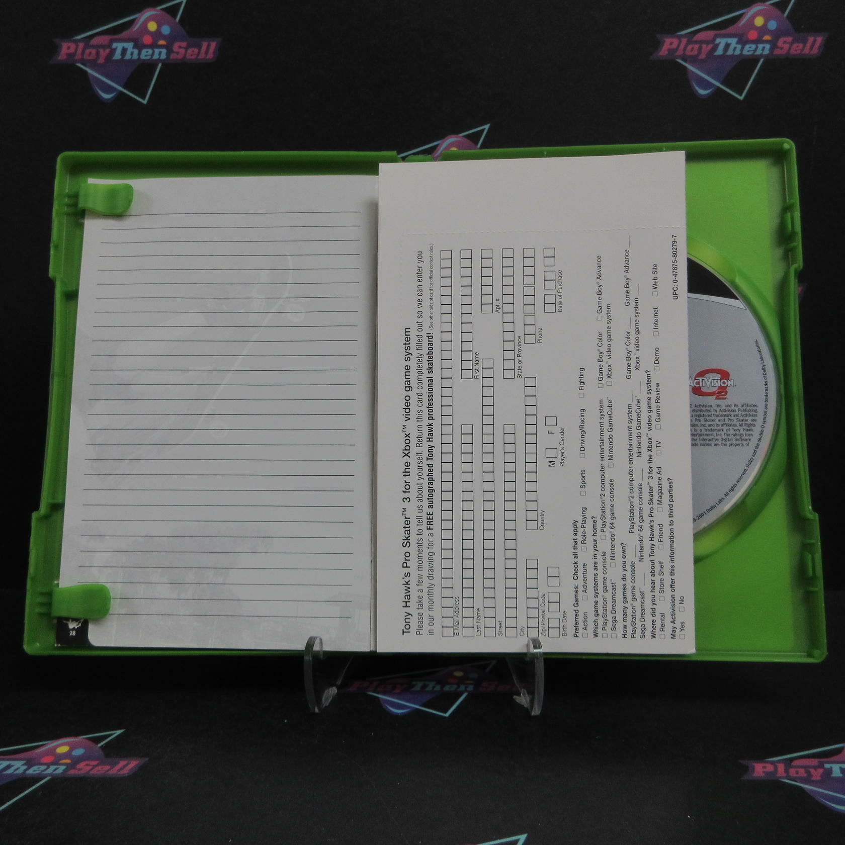 Tony Hawk's Pro Skater 3 Xbox + Reg Card Complete - Refurbished