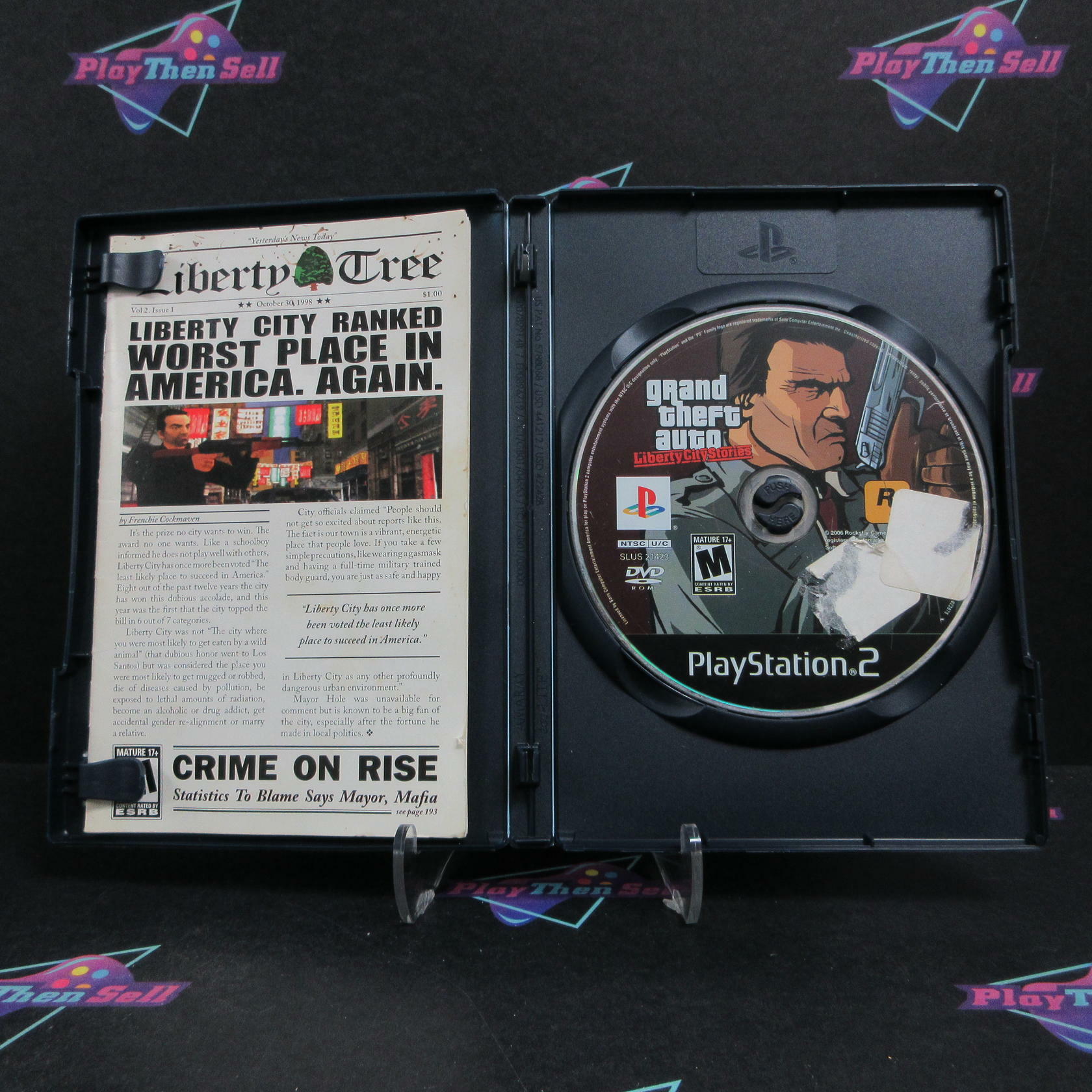Grand Theft Auto Liberty City Stories PS2 PlayStation 2 Complete - Very Good
