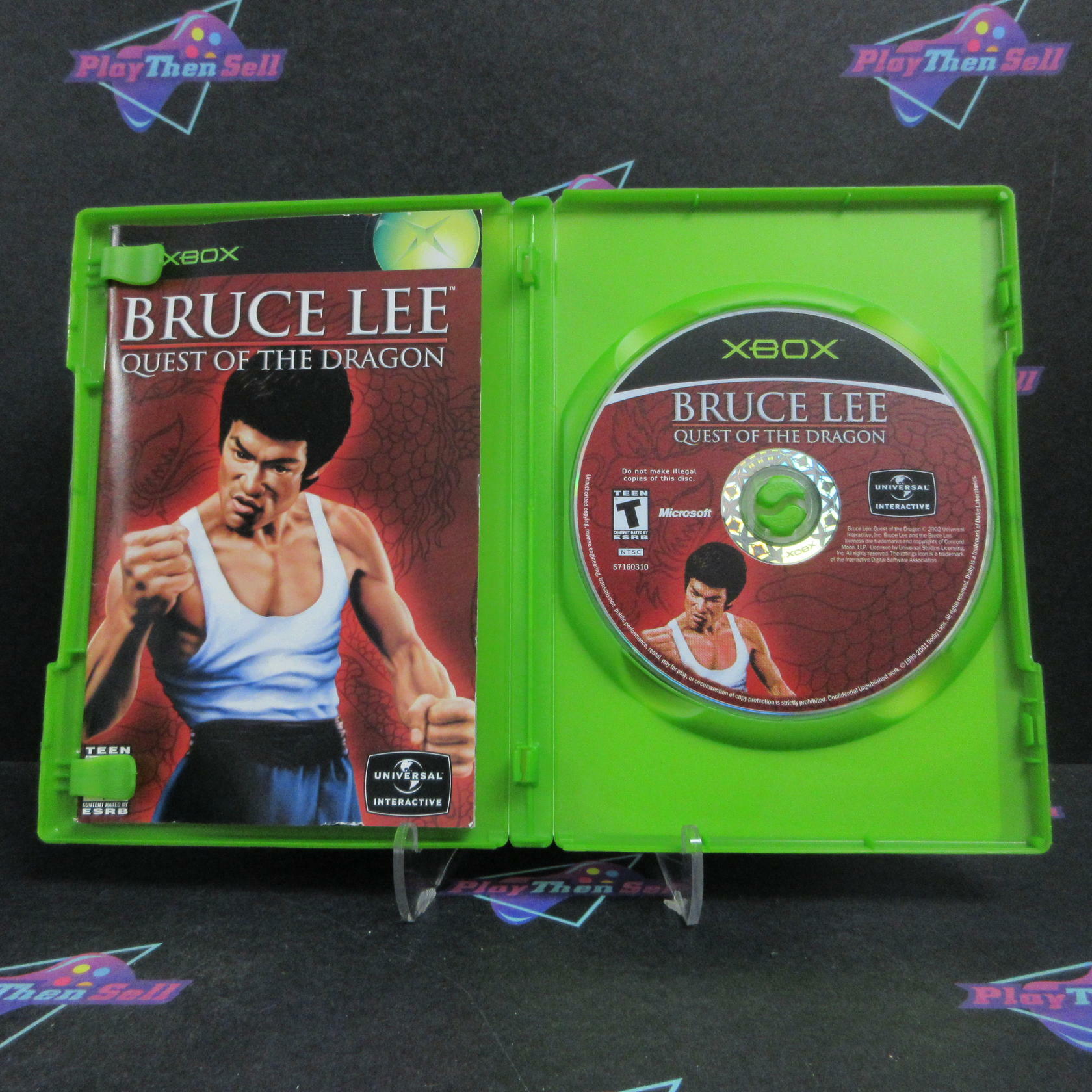 Bruce Lee Quest of the Dragon Xbox + Reg Card Complete - Excellent