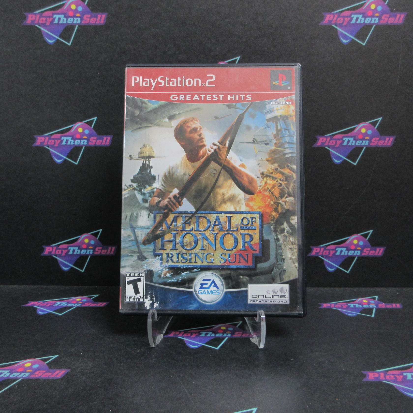 Medal of Honor Rising Sun PS2 PlayStation 2 GH Complete - Very Good