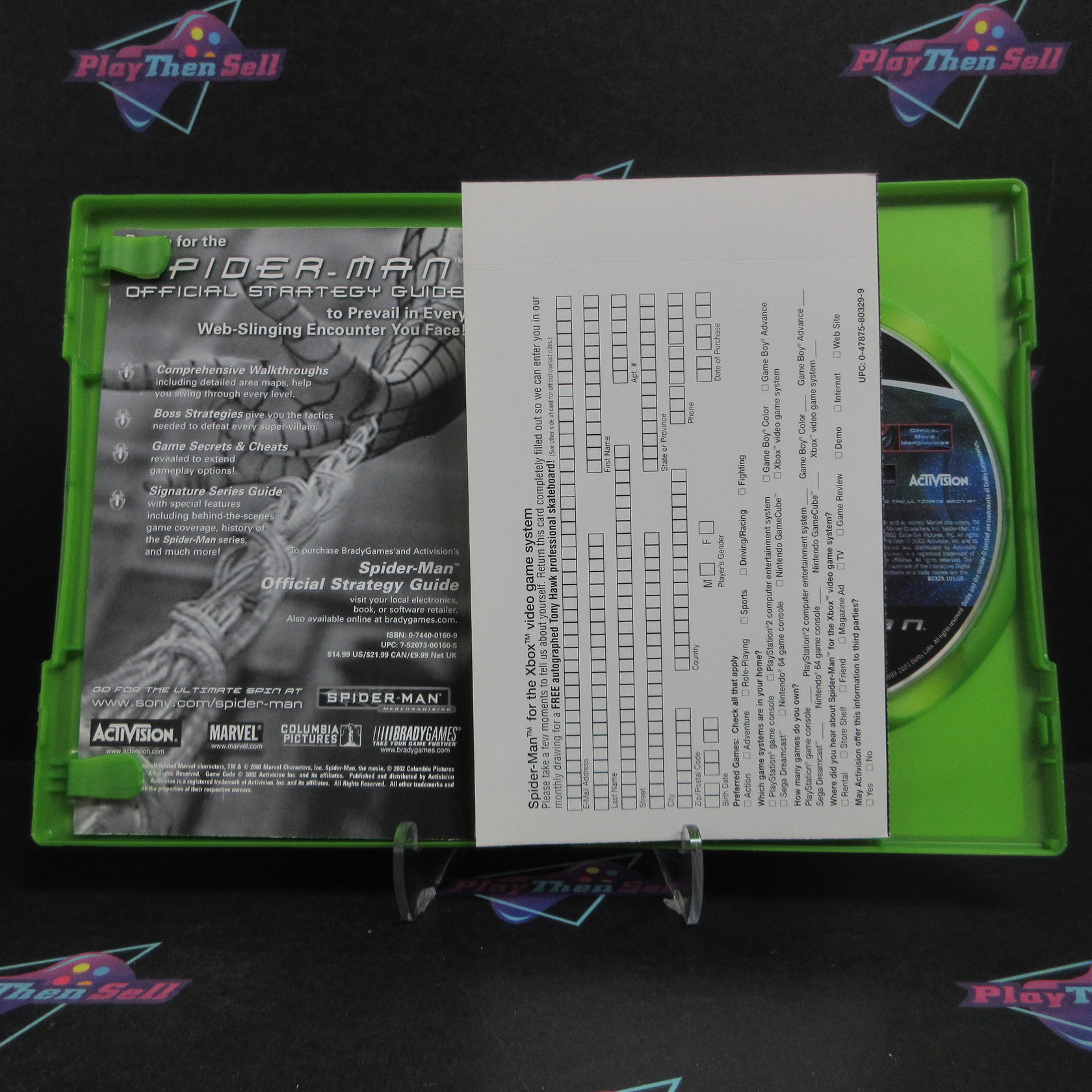 Spider-Man Xbox + Reg Card Complete - Refurbished