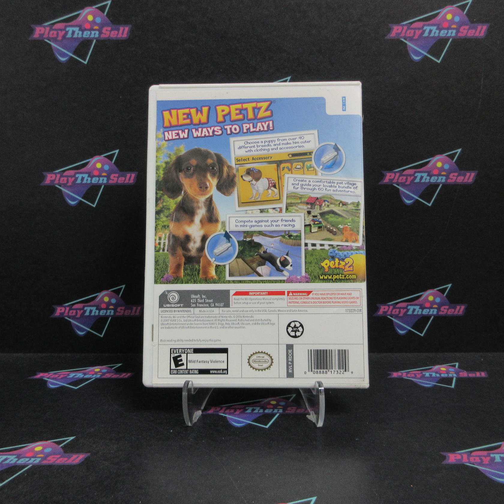 Petz Dogz 2 Nintendo Wii Complete - Very Good