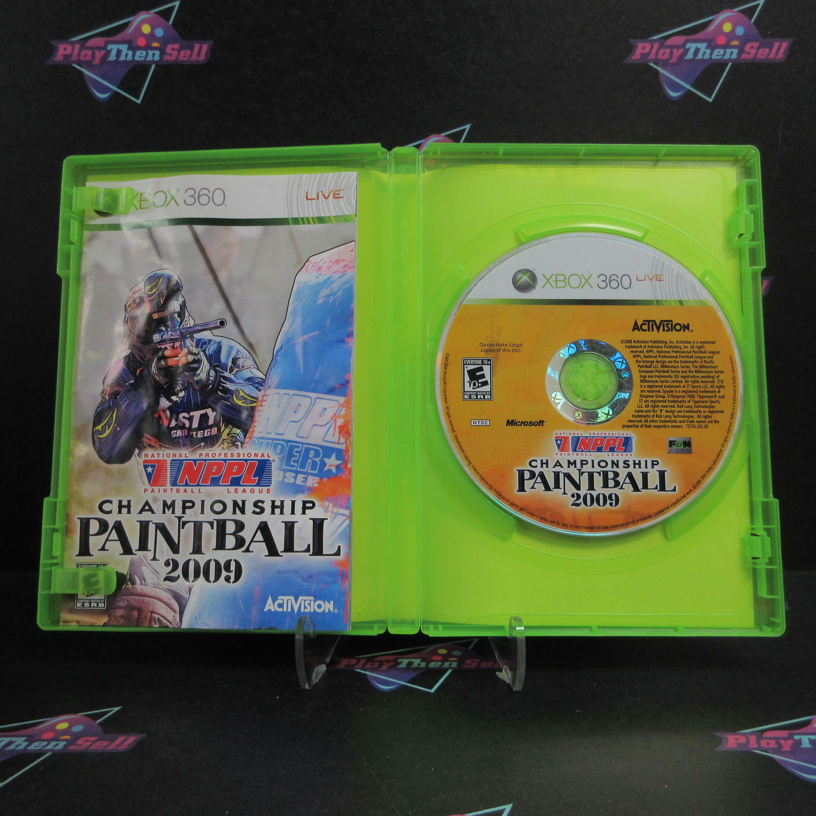NPPL Championship Paintball 2009 Xbox 360 Complete - Very Good