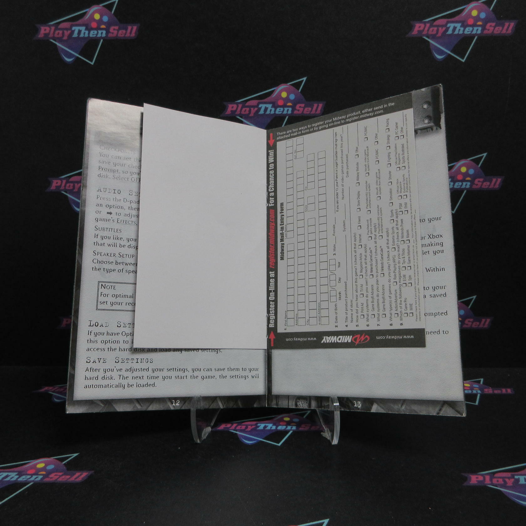 The Suffering Xbox + Reg Card Complete - Very Good