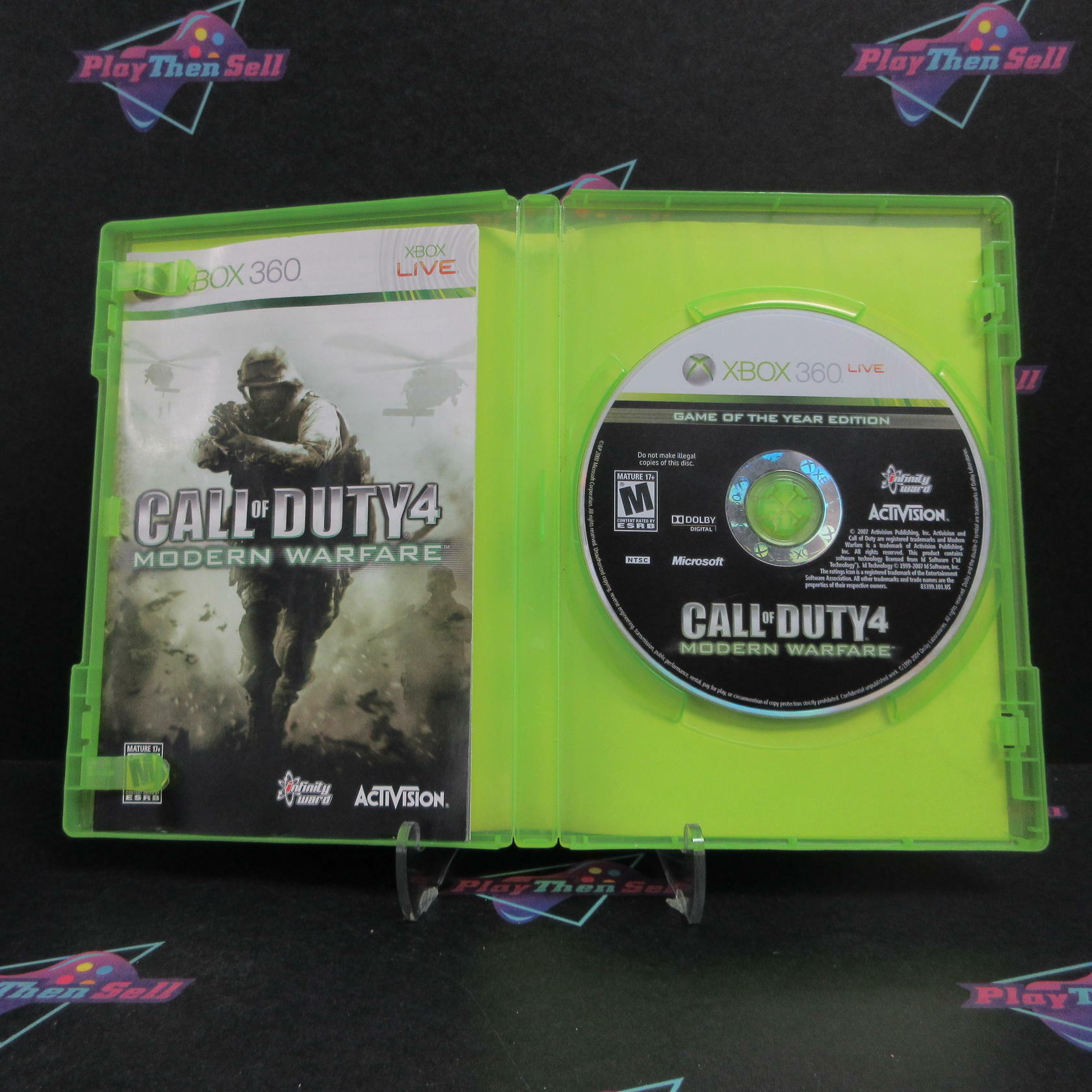 Call of Duty 4 Modern Warfare GOTY Xbox 360 Complete - Very Good