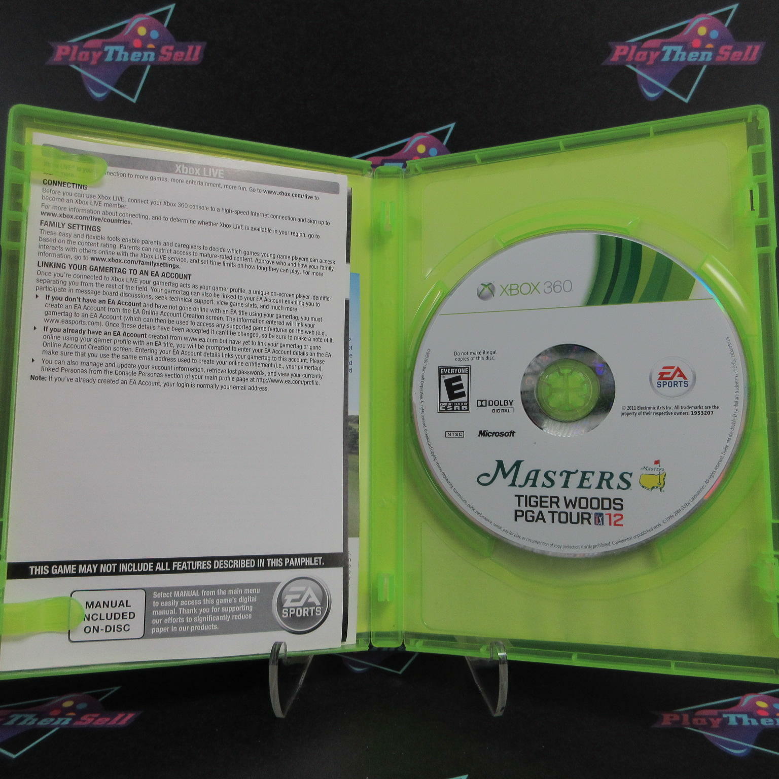 Tiger Woods PGA Tour 12 The Masters Xbox 360 Complete - Very Good