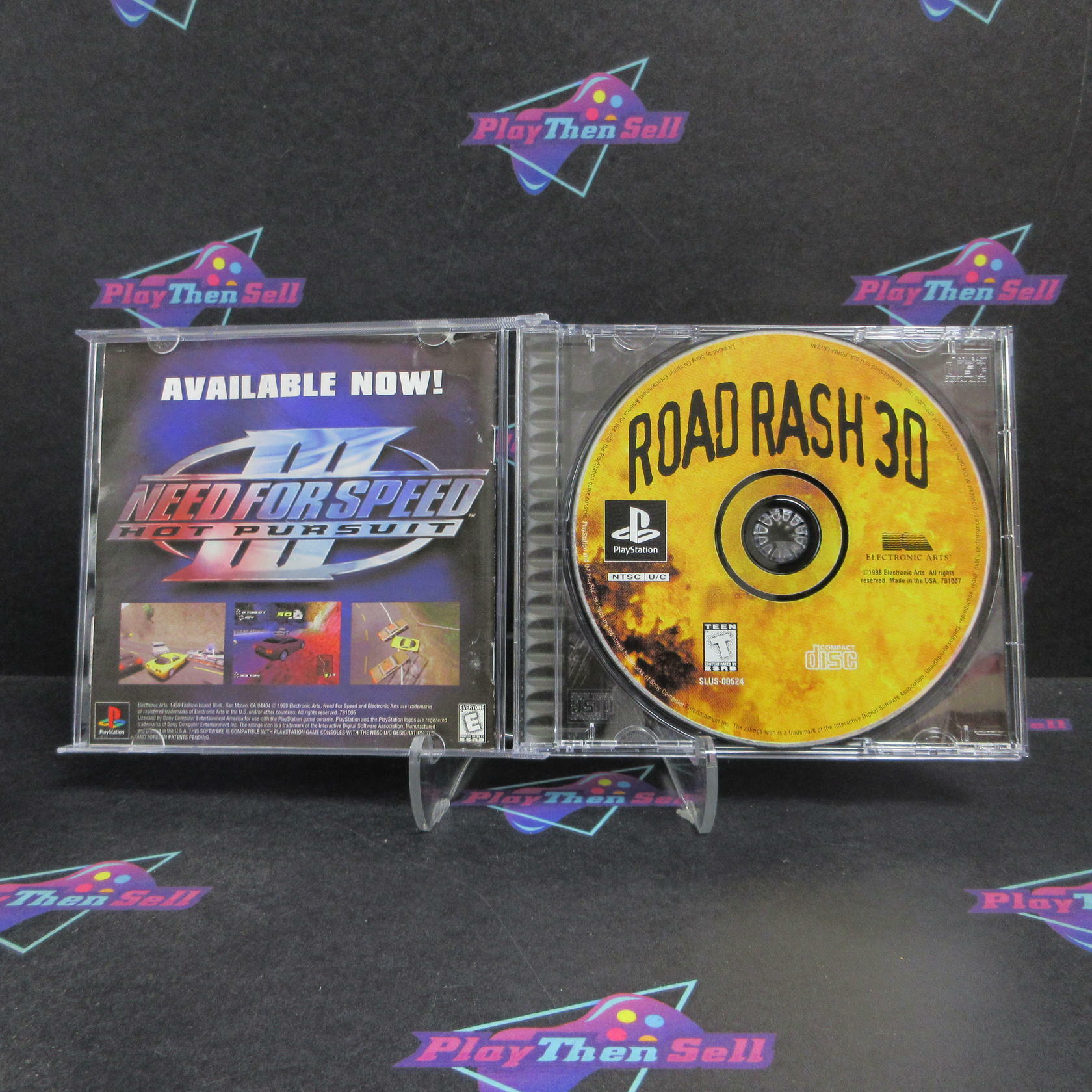 Road Rash 3D PS1 PlayStation 1 + Reg Card Complete - Very Good