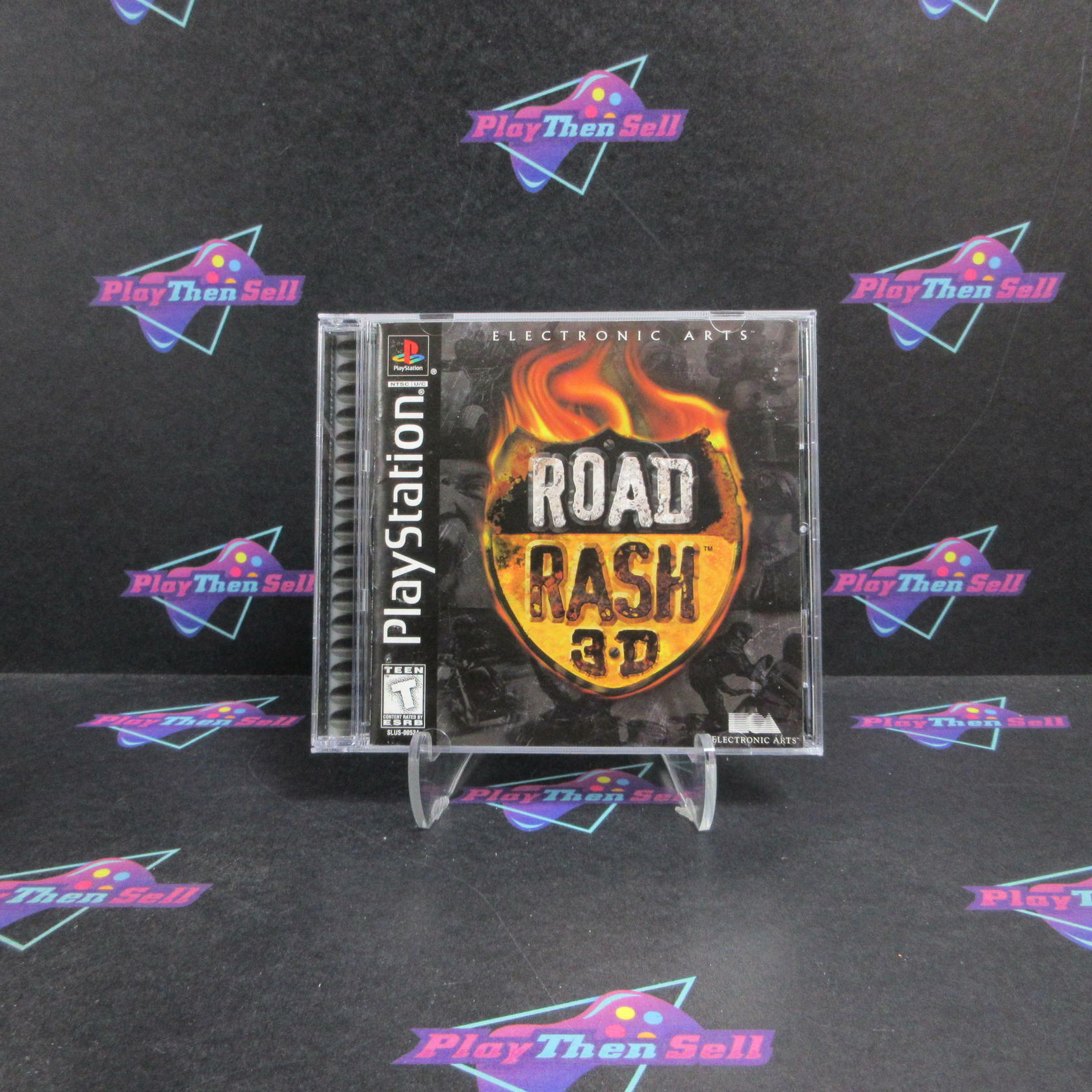 Road Rash 3D PS1 PlayStation 1 + Reg Card Complete - Very Good