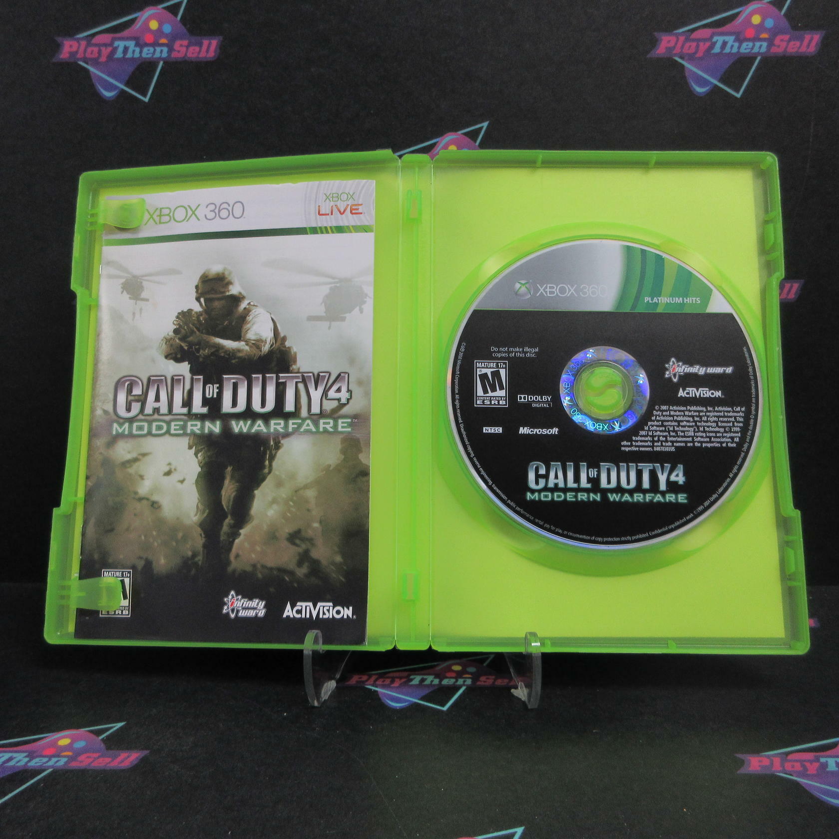 Call of Duty 4 Modern Warfare Xbox 360 PH Complete - Very Good