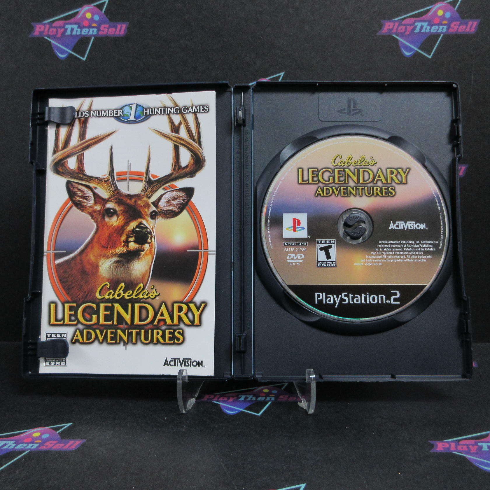 Cabelas Legendary Adventures PS2 PlayStation 2 Complete - Excellent