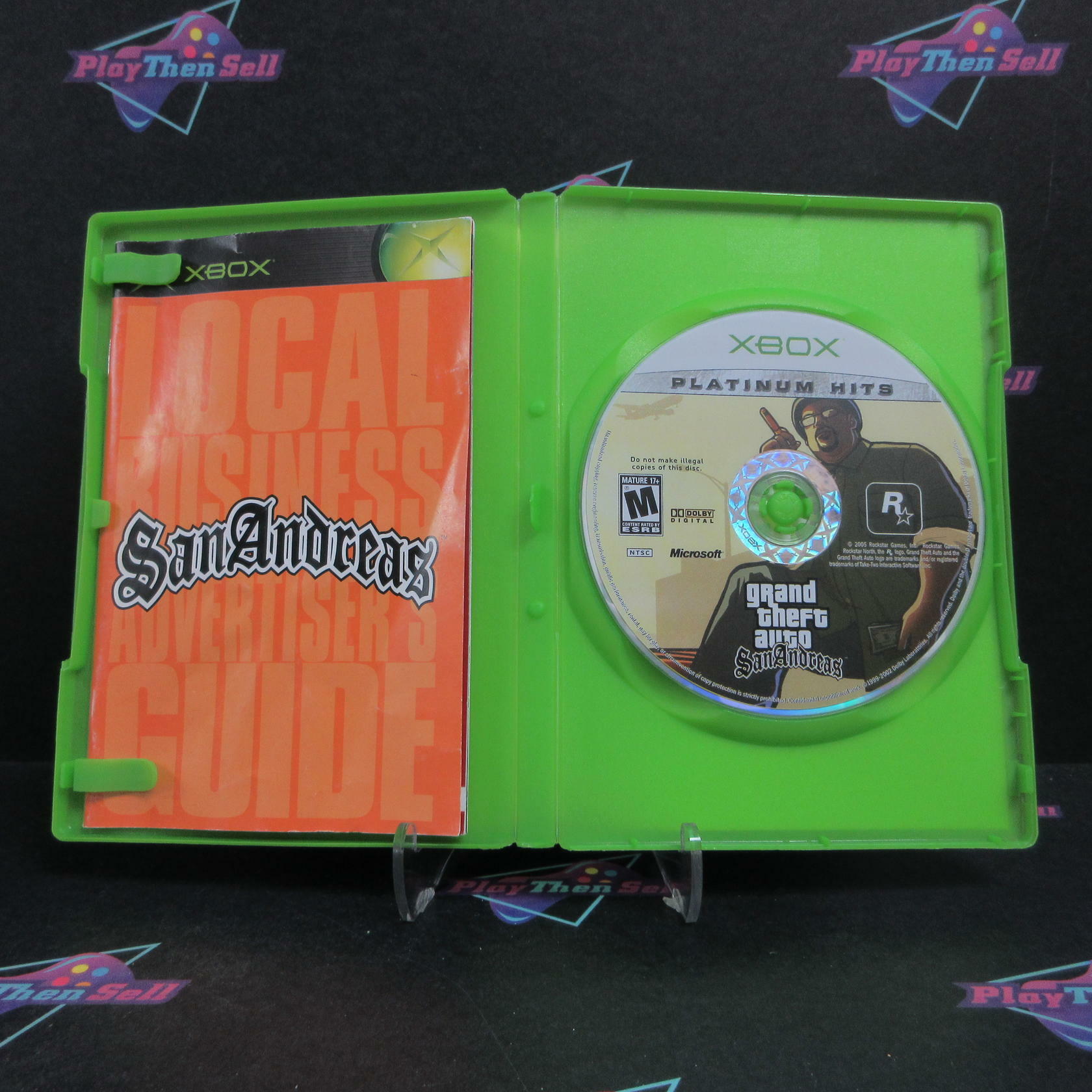 Grand Theft Auto San Andreas Xbox PH Complete - Very Good