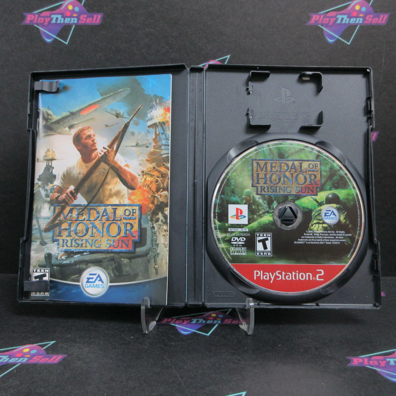 Medal of Honor Rising Sun PS2 PlayStation 2 GH Complete - Very Good