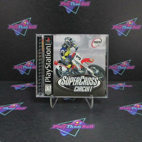Super Cross Circuit PS1 PlayStation 1 Complete - Very Good