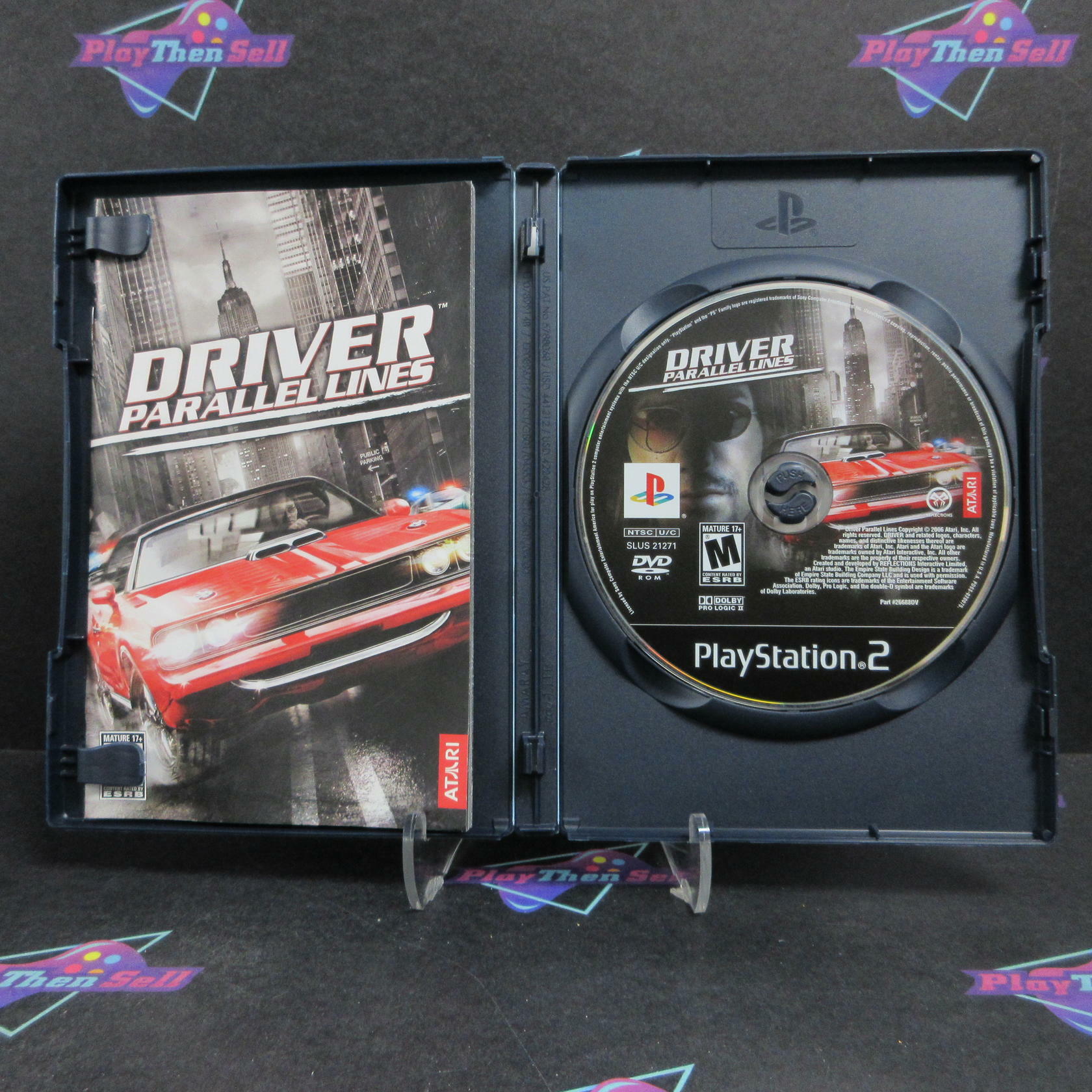 Driver Parallel Lines PS2 PlayStation 2 Complete - Very Good